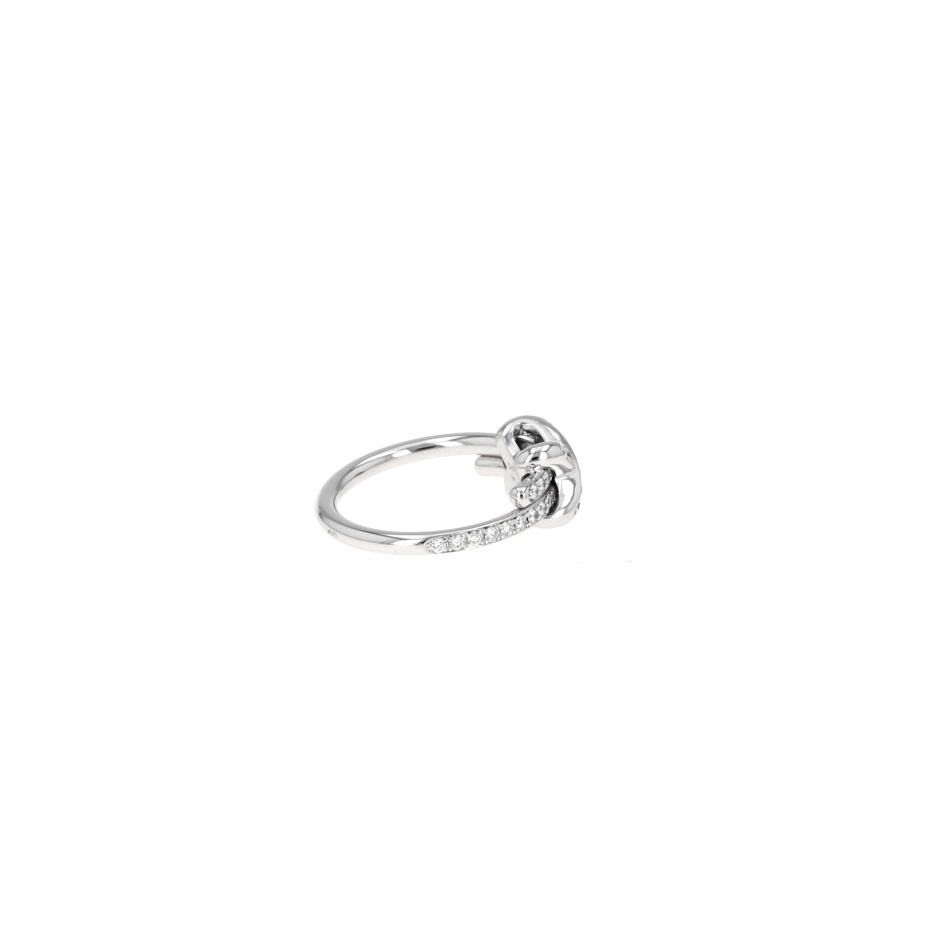 Anello Chaumet Jeux de Liens in oro bianco e diamanti