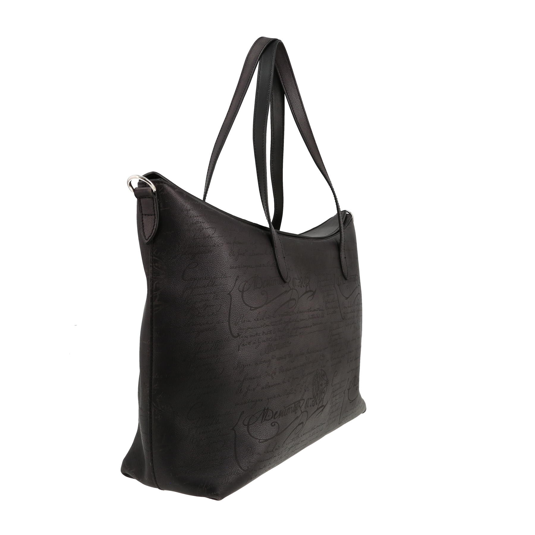 Shopping bag Berluti  Scritto in pelle nera