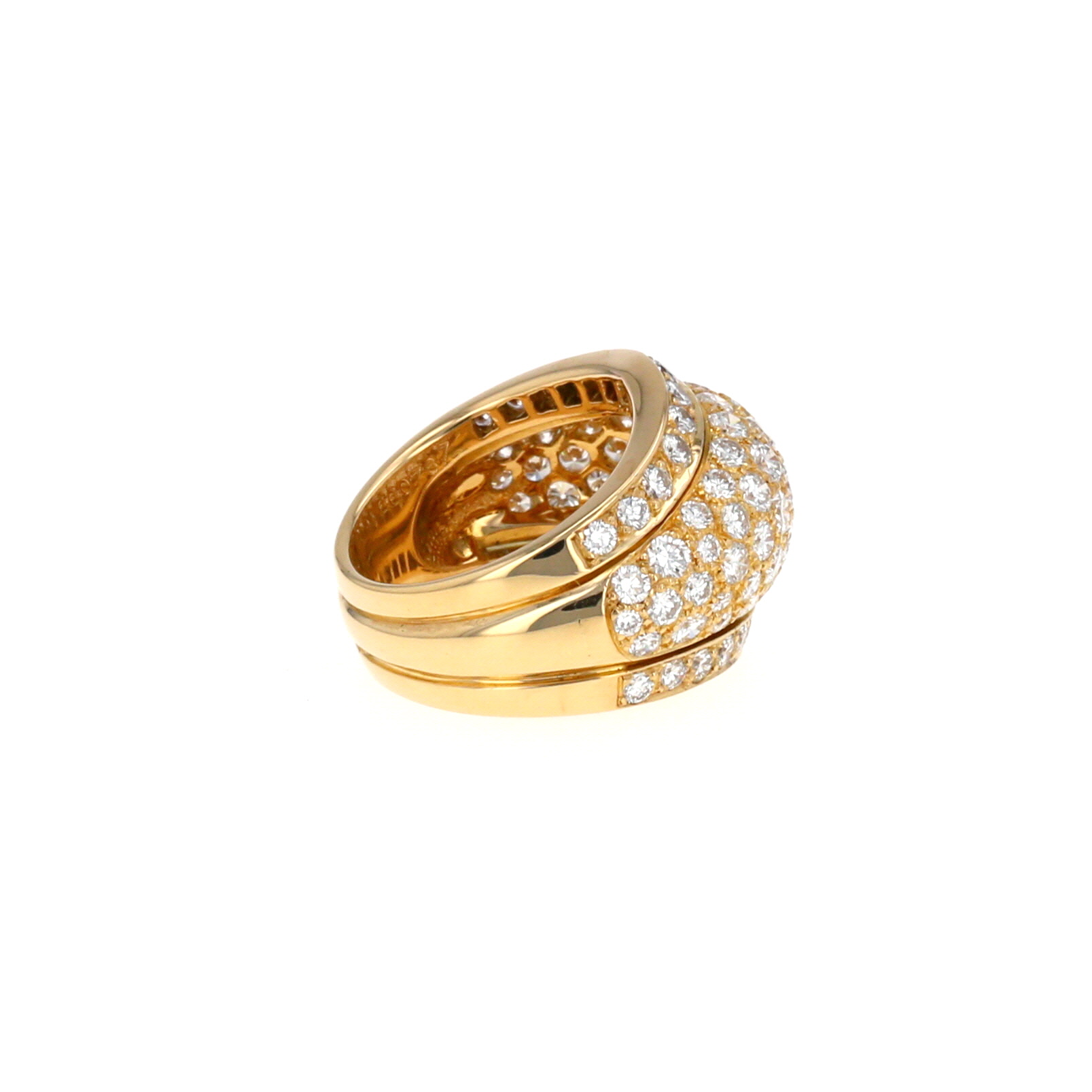 Bague Cartier Nigeria en or jaune et diamants