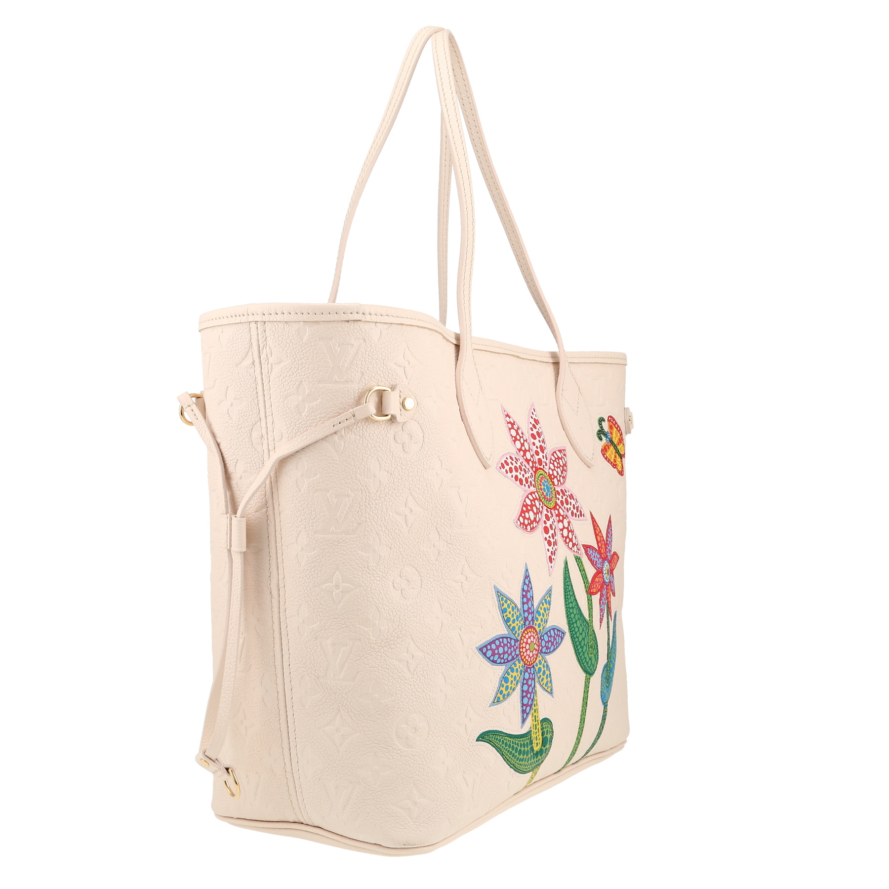 Sac cabas Louis Vuitton  Neverfull Editions Limitées moyen modèle  en cuir monogram empreinte écru Sac cabas Louis Vuitton  Neverfull Editions Limitées moyen modèle  en cuir monogram empreinte écru