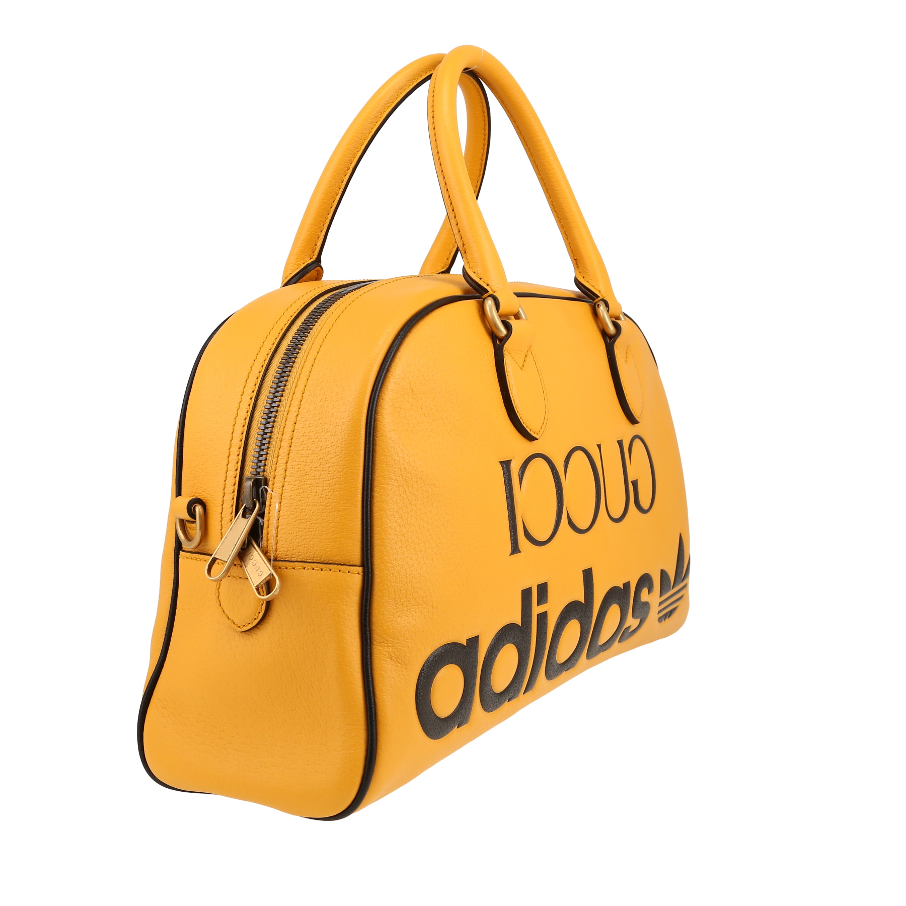 Gucci  Duffle handbag  in yellow leather