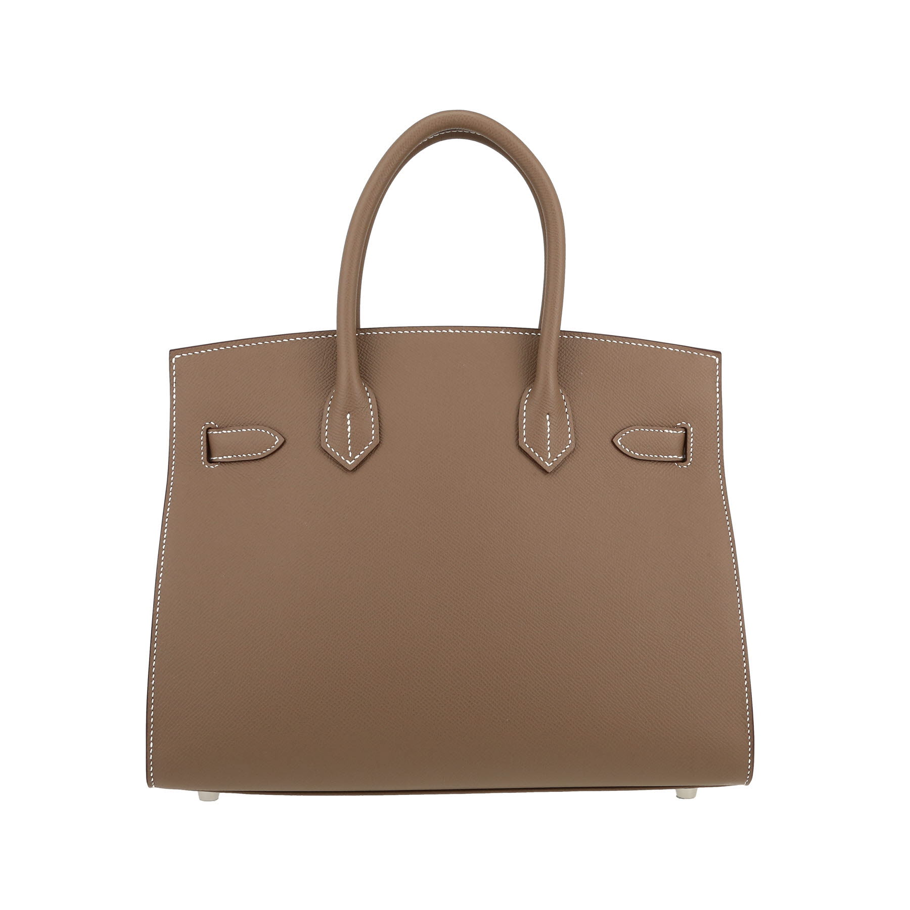 Birkin 30 cm Handbag In Etoupe Epsom Leather