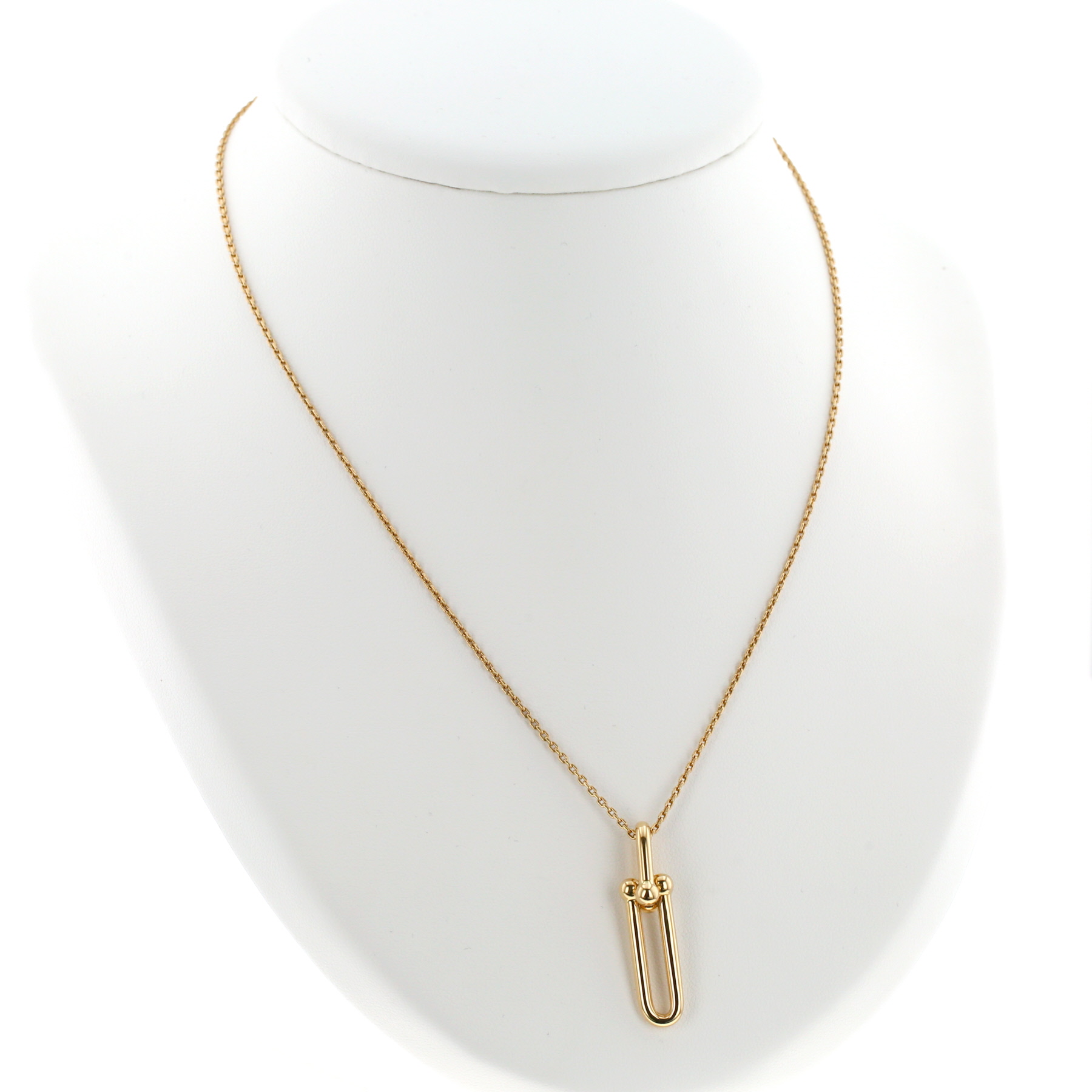 Tiffany 
Co City HardWear pendant in yellow gold