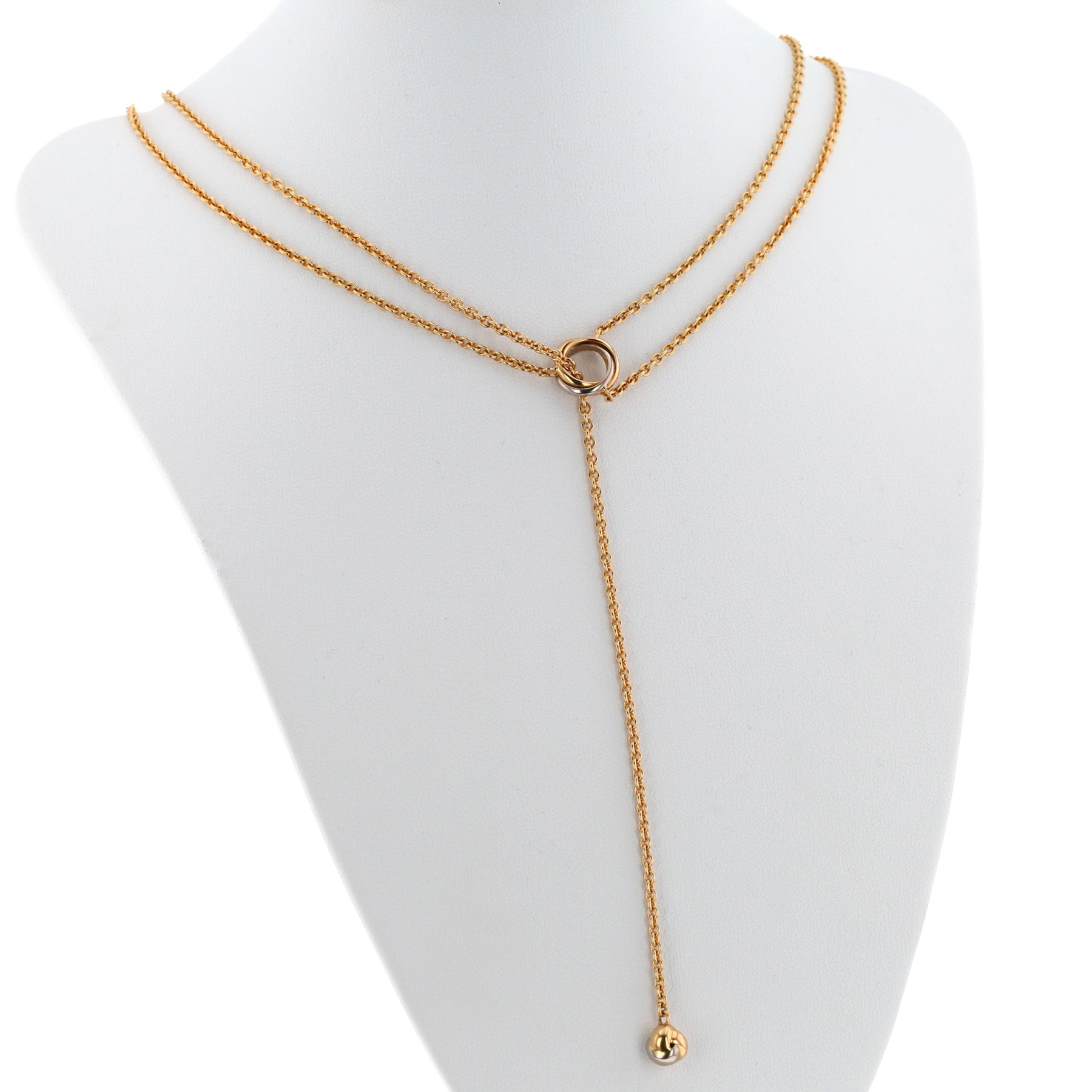 Collier Cartier Trinity en 3 ors