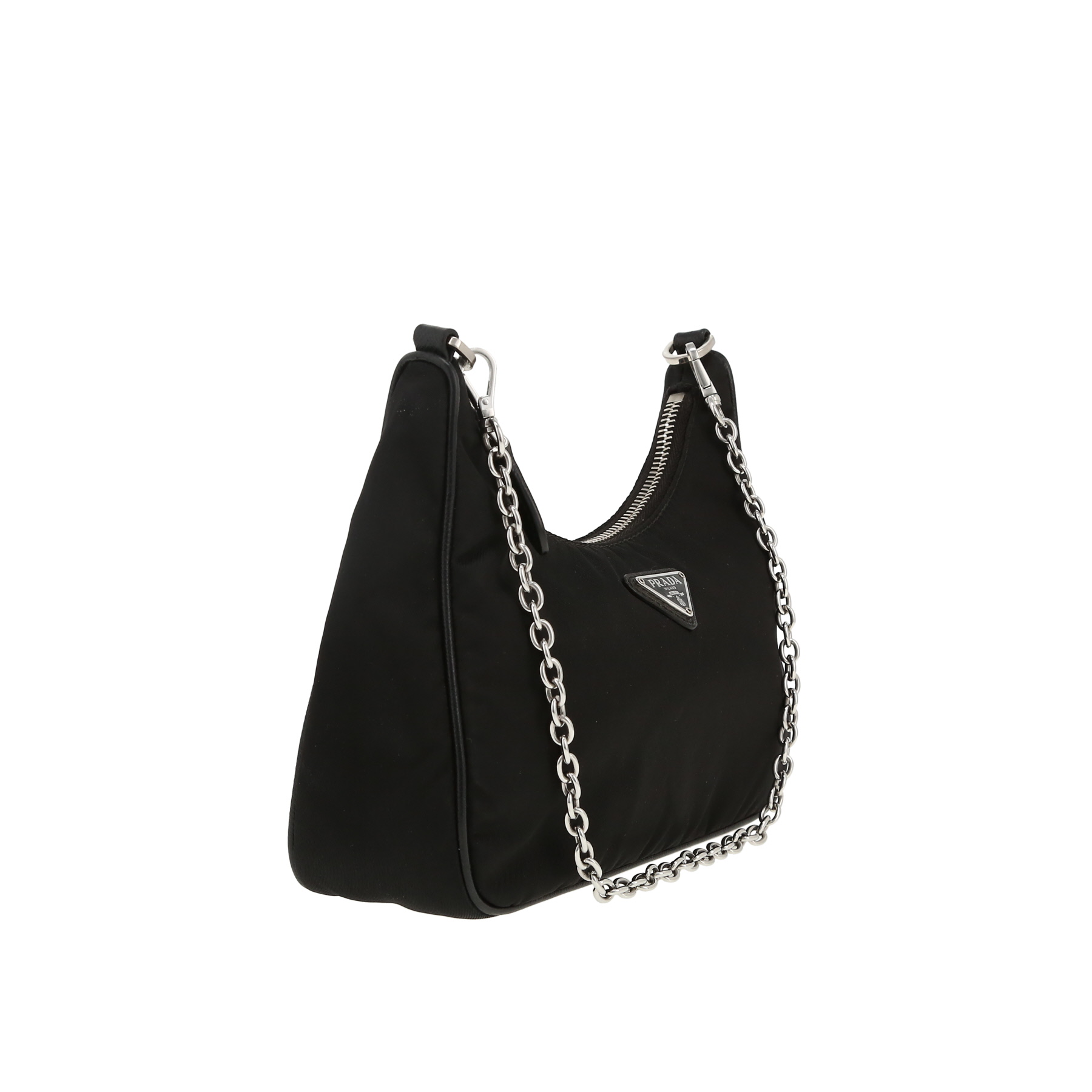 Prada  Re-Edition 2005 shoulder bag  in black canvas