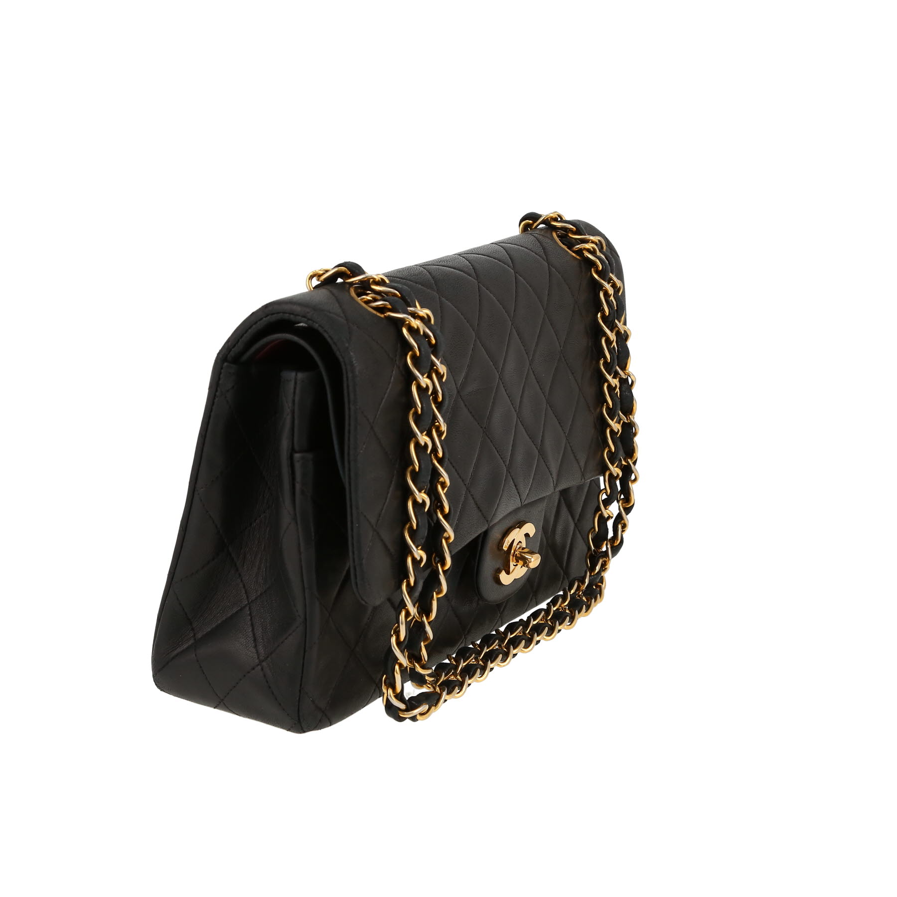 Sac à main Chanel  Timeless Classic en cuir matelassé noir