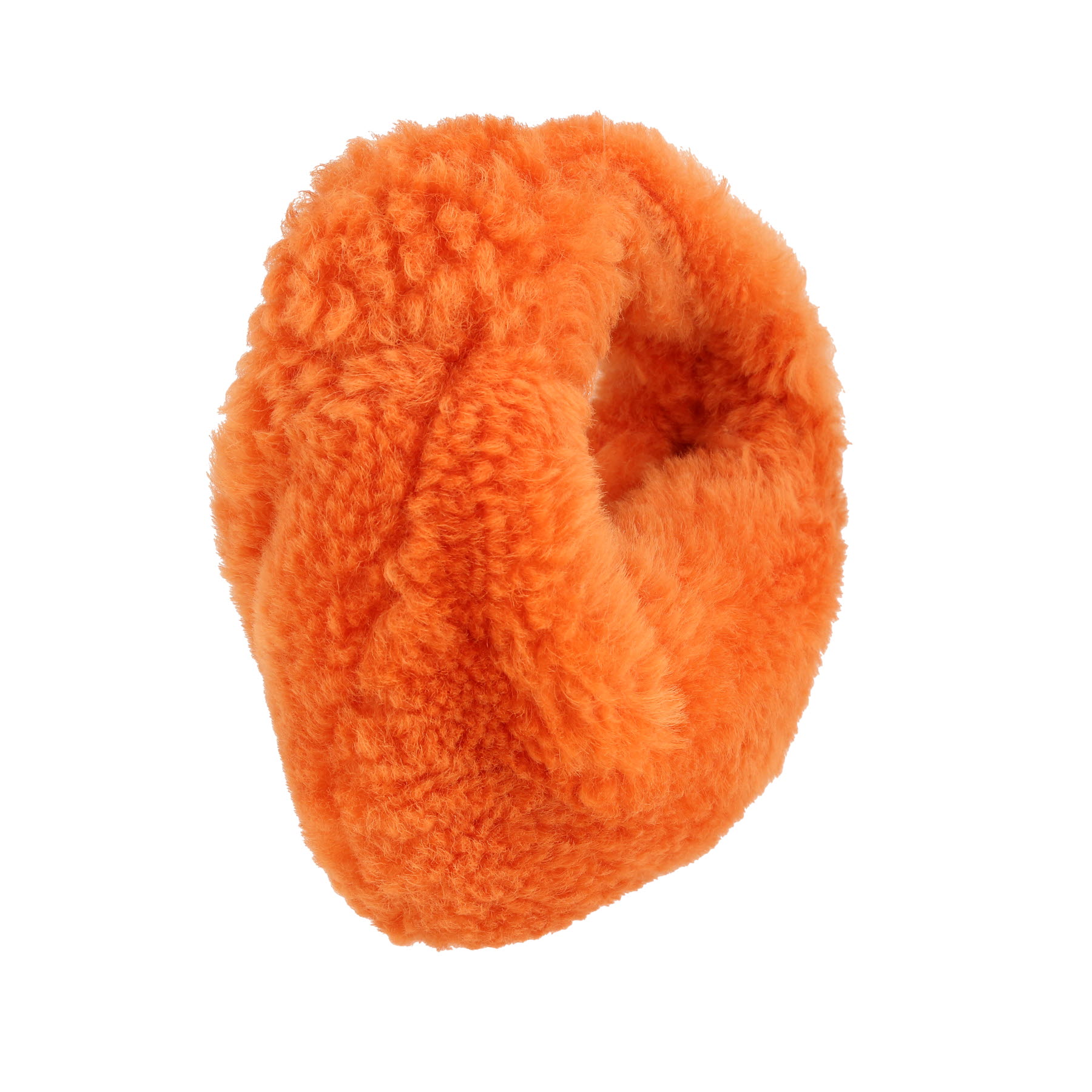 Bottega Veneta  Mini Jodie handbag  in orange synthetic furr