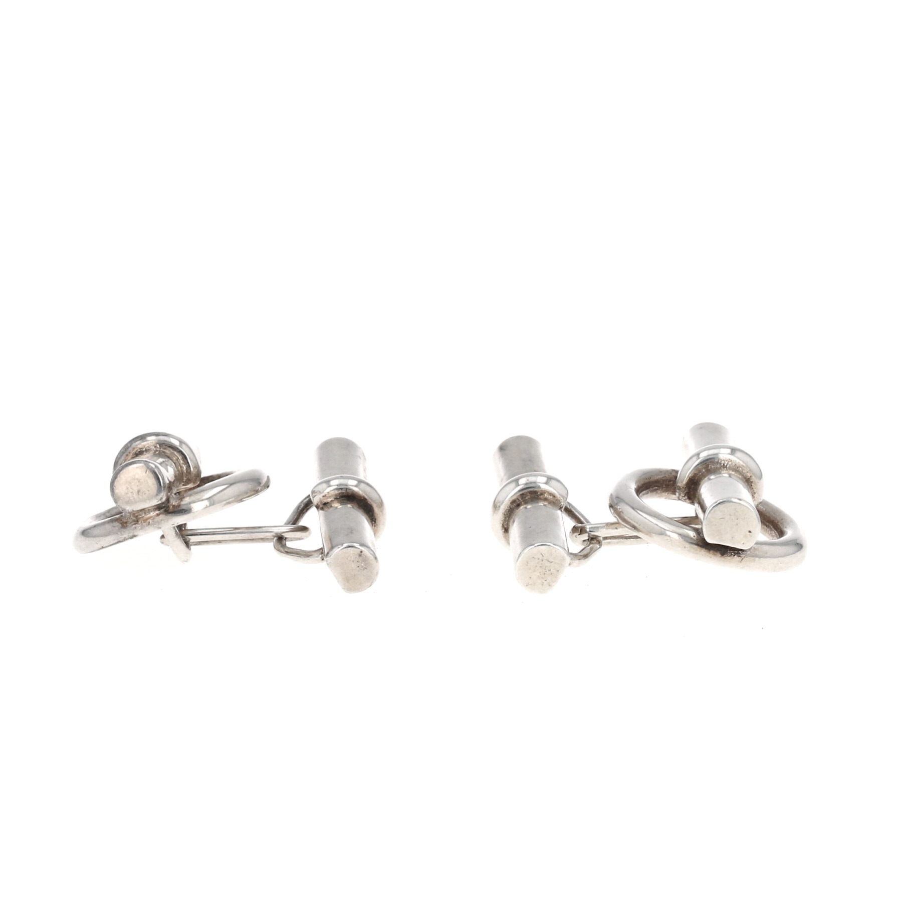 Hermès| Cufflinks〝GLENAN〟 Hermès Glénan Pair of cufflinks 410651 | Collector Square