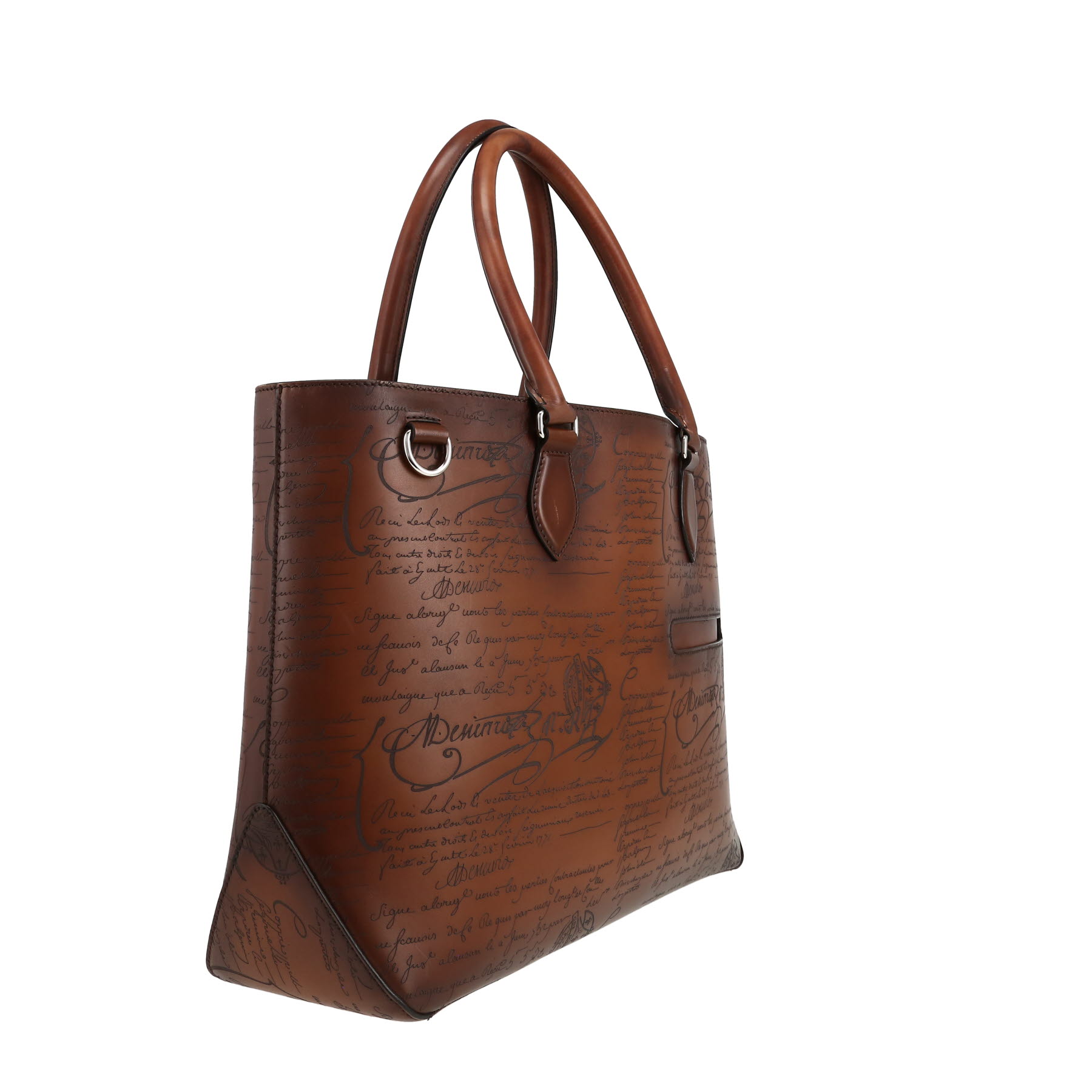 Berluti  Toujours shopping bag  in brown leather