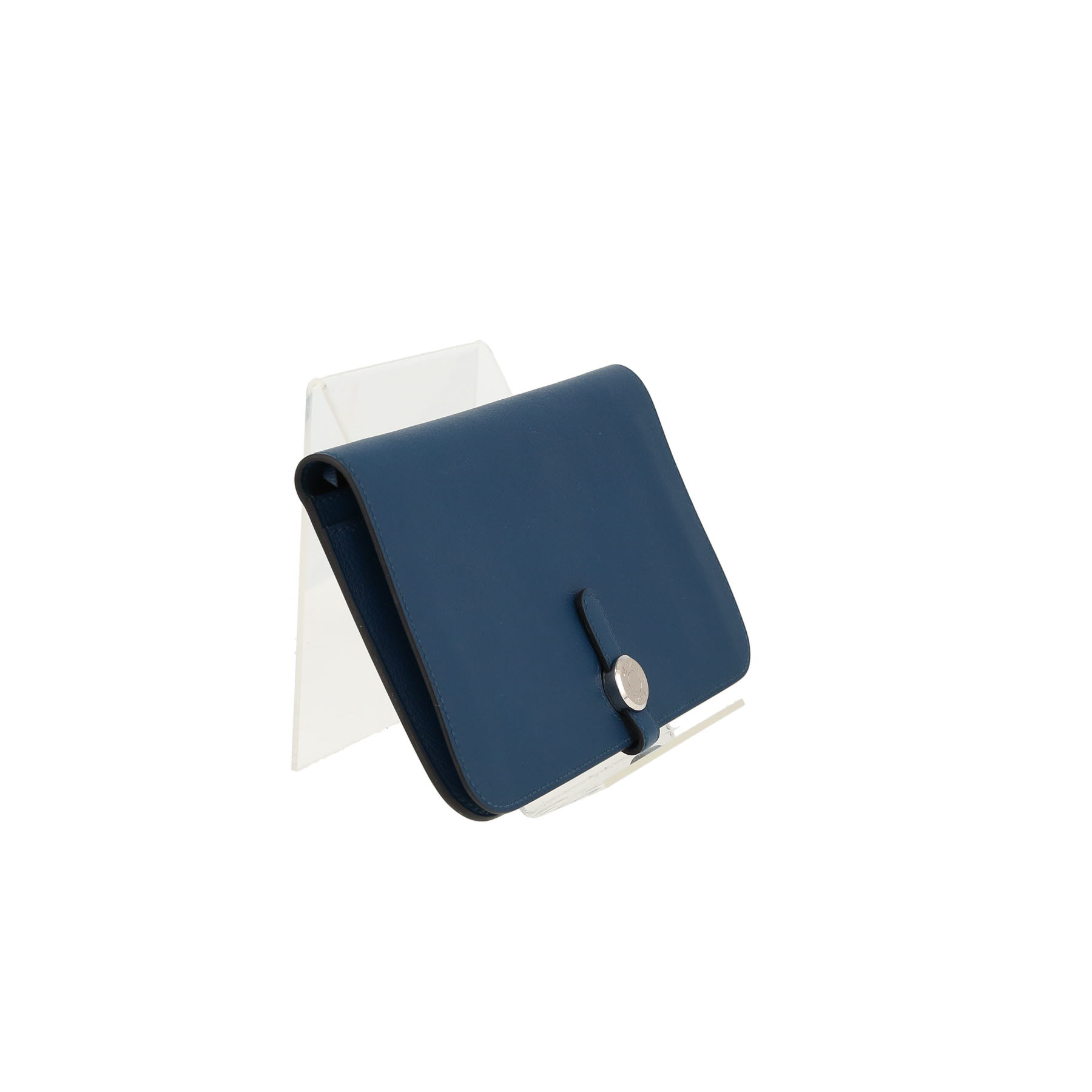 Hermès  Dogon wallet  in blue togo leather