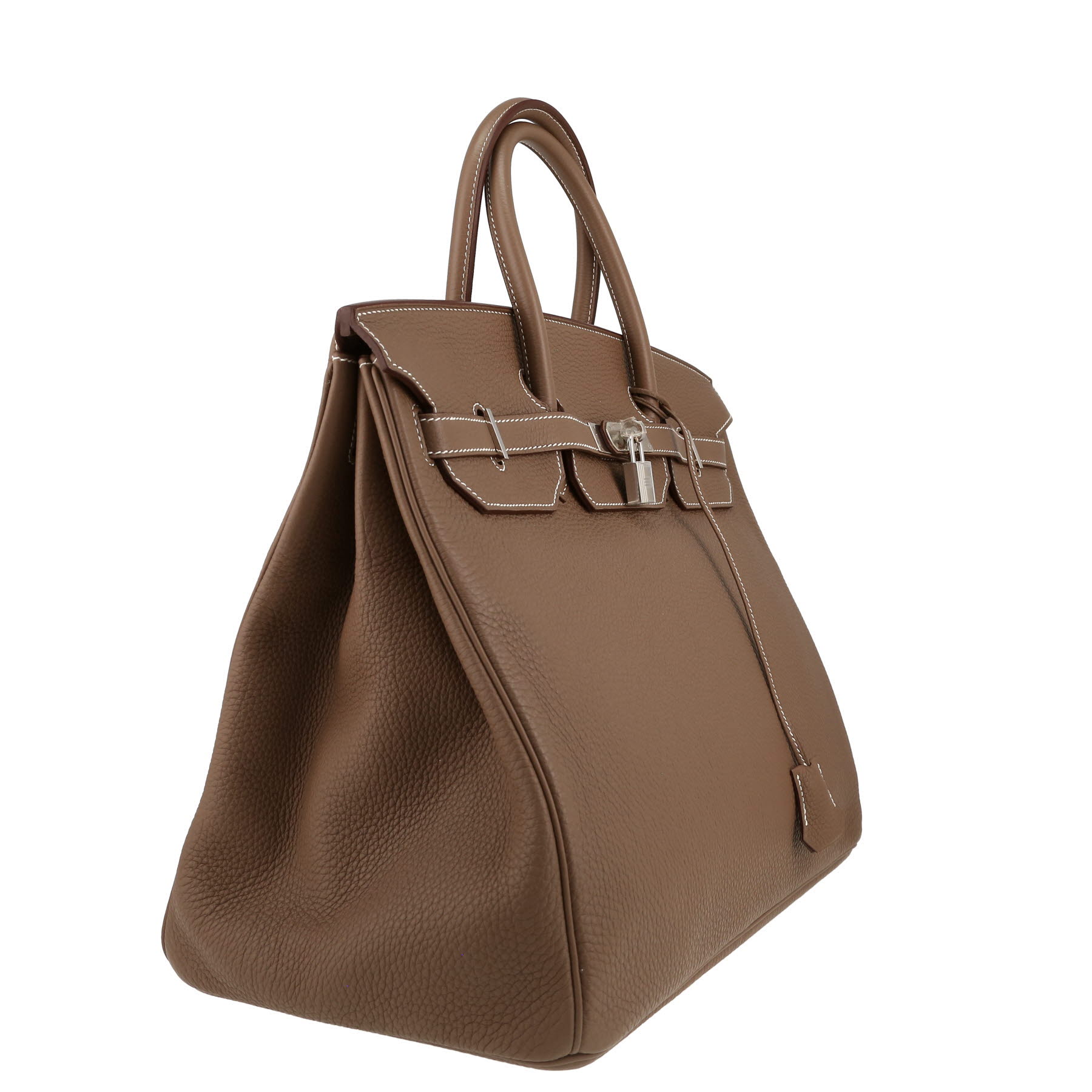 Borsa Hermès  Birkin 40 cm in pelle togo etoupe