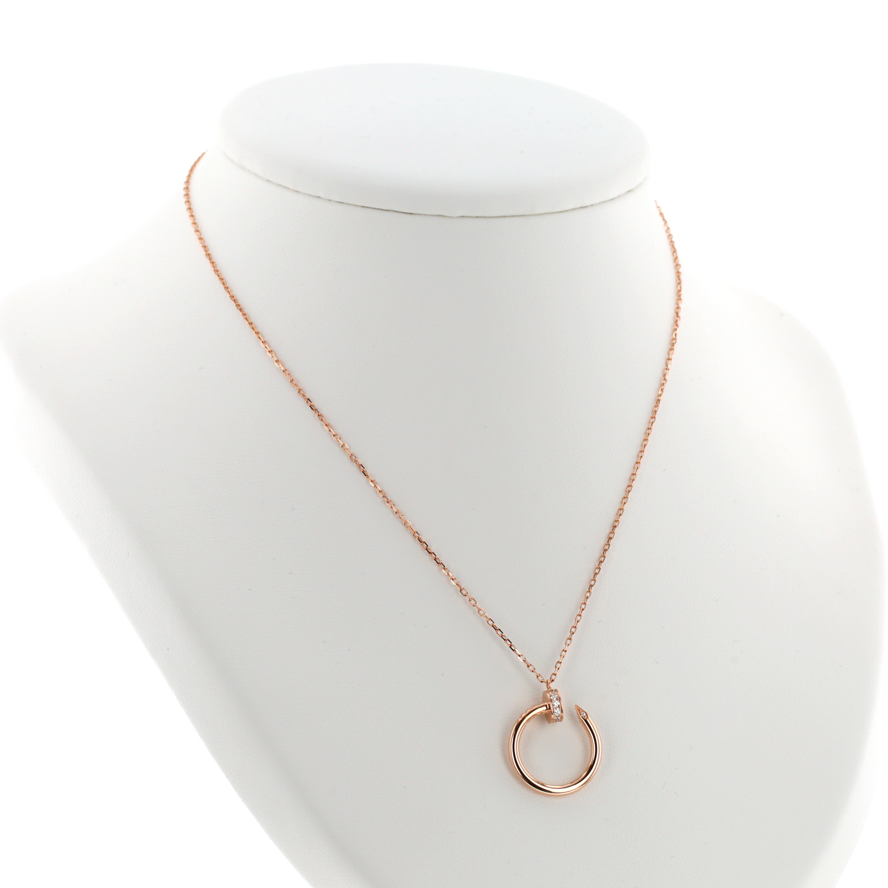 Collar Cartier Juste un clou de oro rosa y diamantes