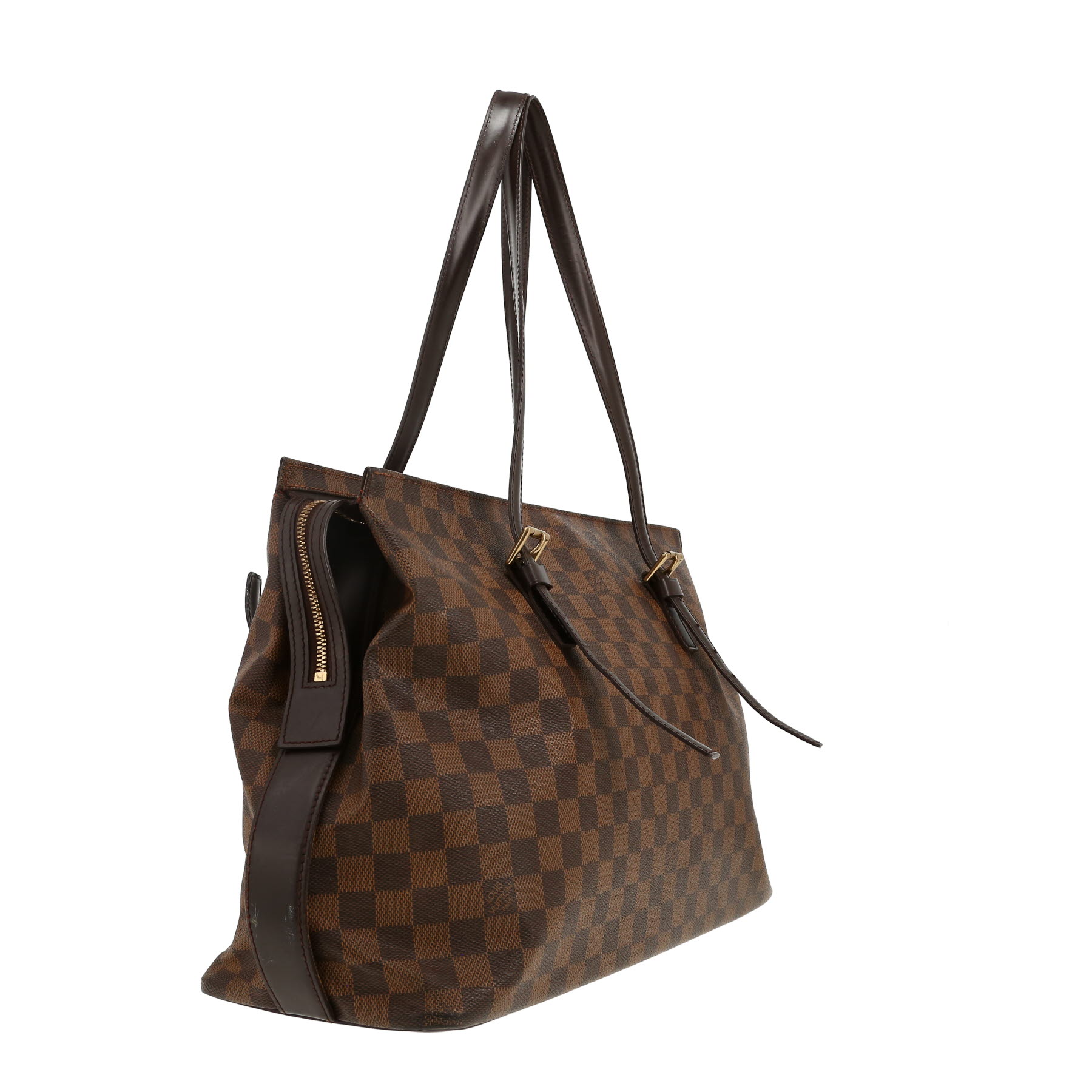 Sac cabas Louis Vuitton  Chelsea et cuir marron