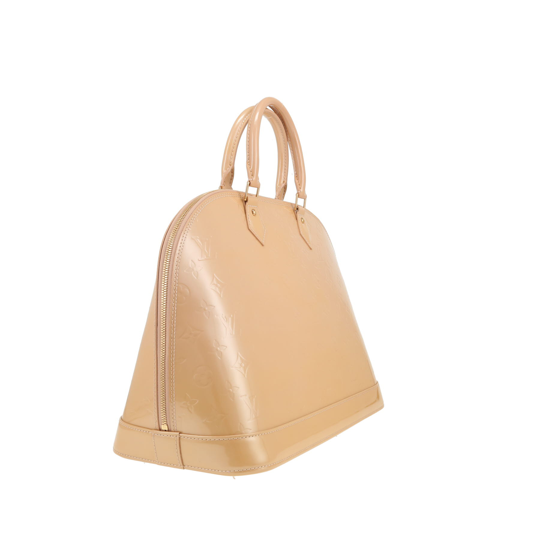 Louis Vuitton  Alma handbag  in beige monogram leather