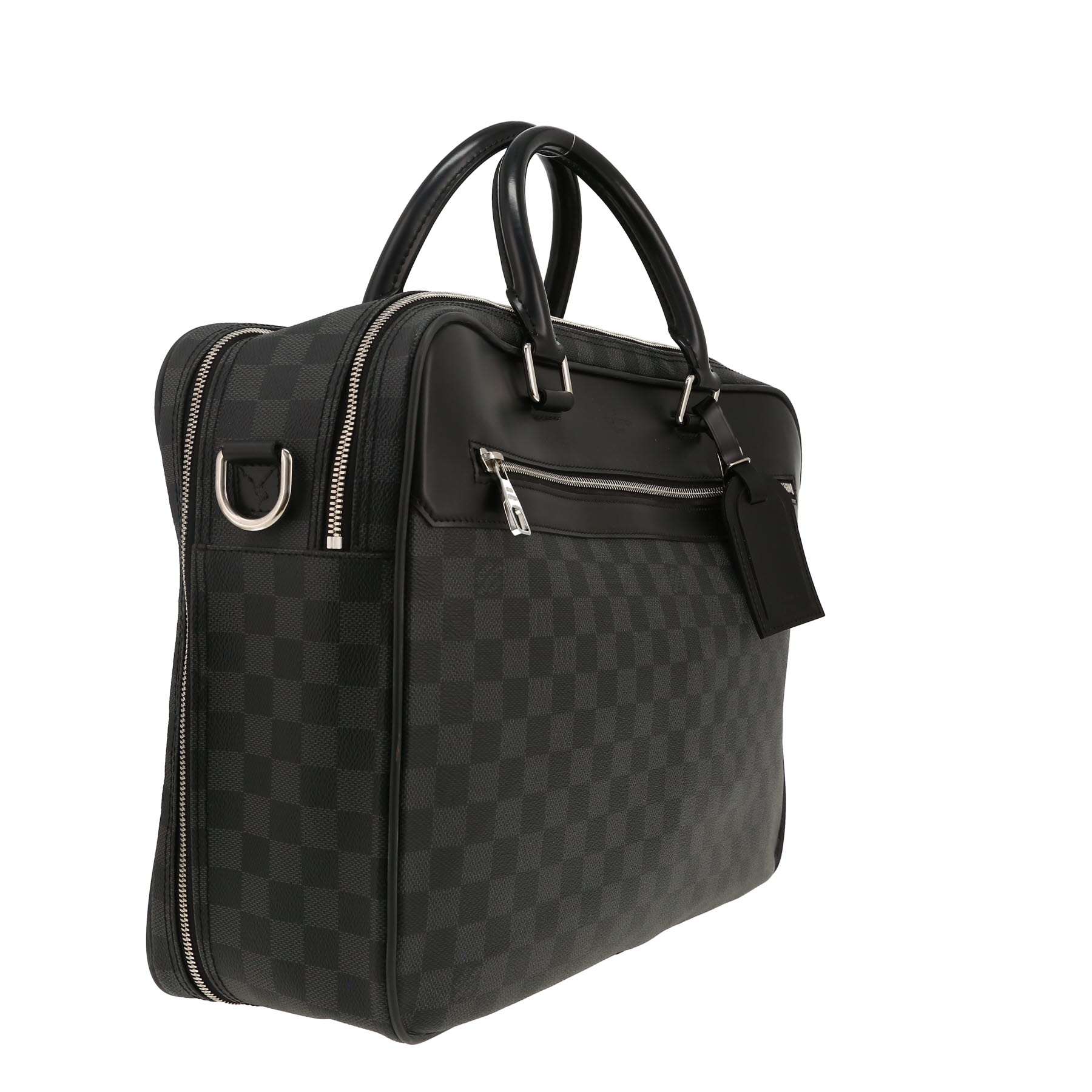 Louis Vuitton  Overnight briefcase  damier graphite canvas  and black leather