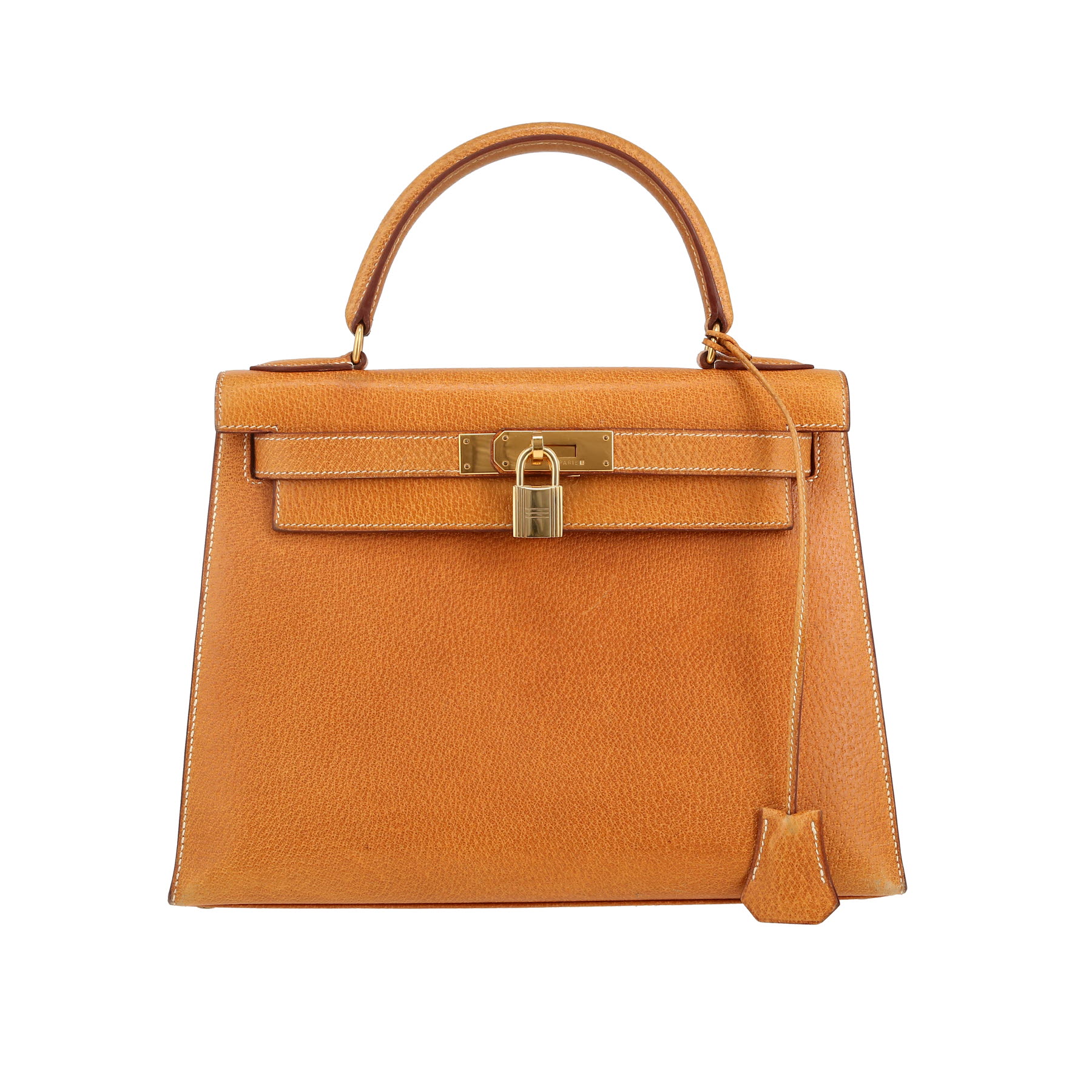 Sac à Main Oreiller En Tissu Herringbone Bag-a-Vie - Pour Hermès Kelly 28, 32, 35 Cm