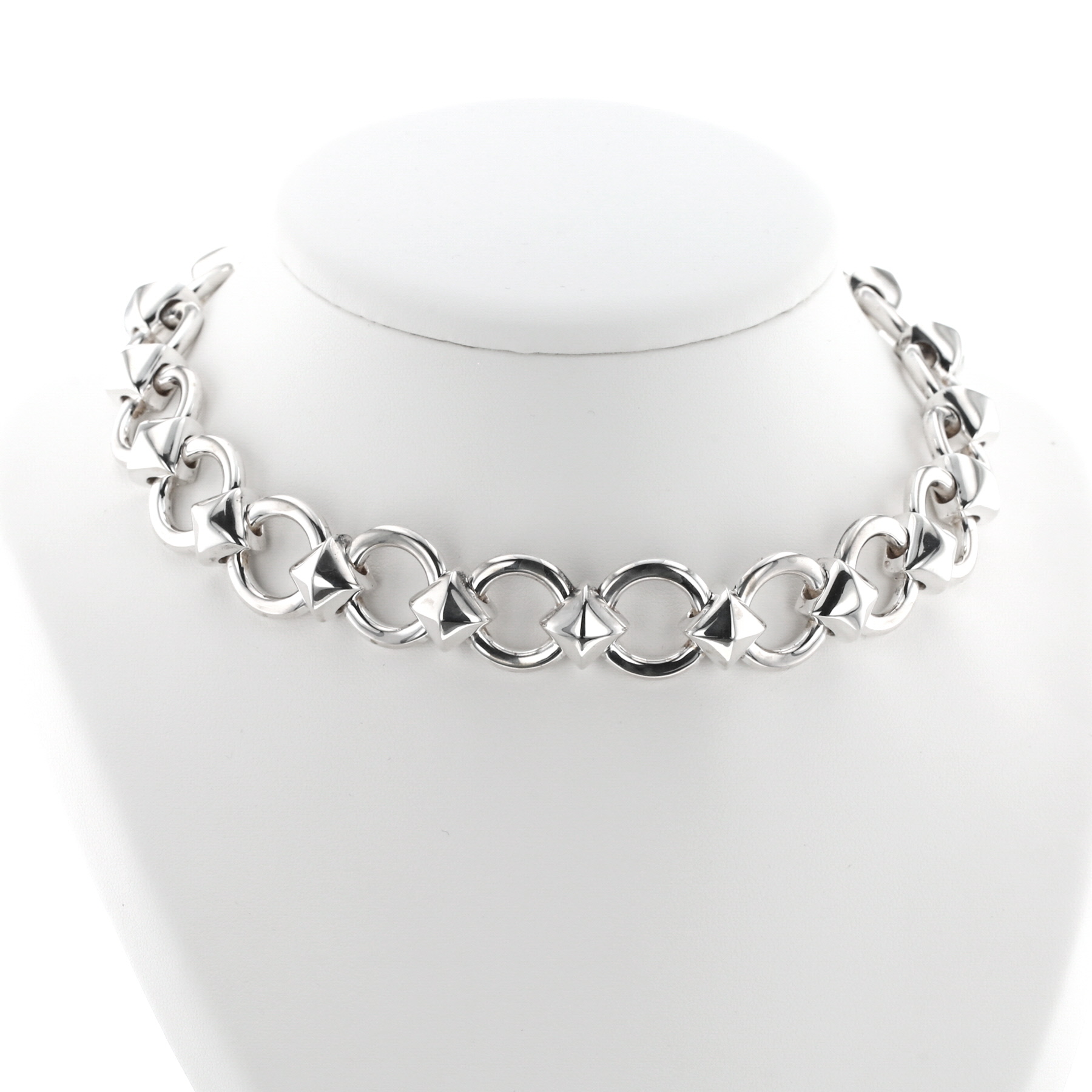 Collana Hermès Lancelot in argento