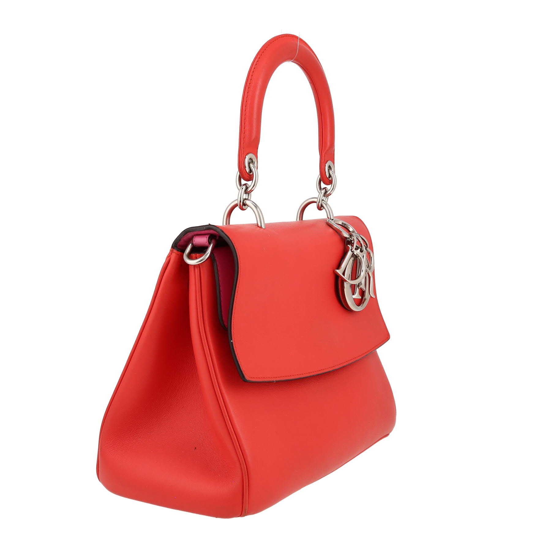 Sac bandoulière Dior  Be Dior en cuir rouge