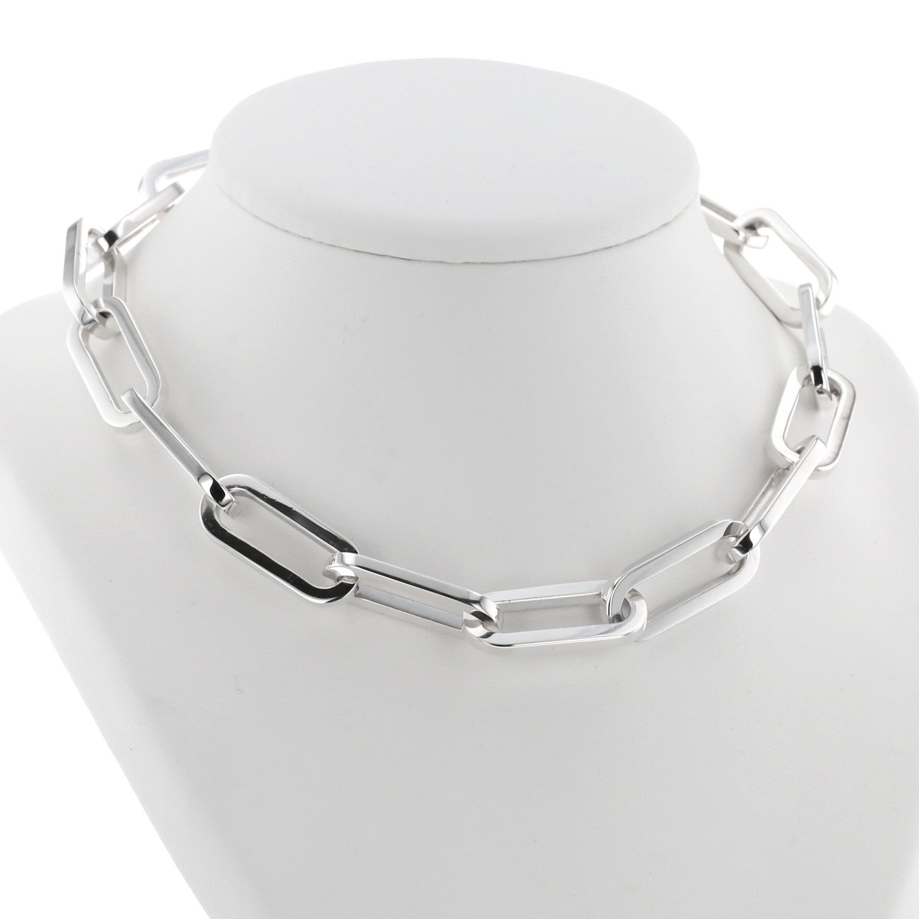 Collier Dinh Van Maillons taille XL en argent