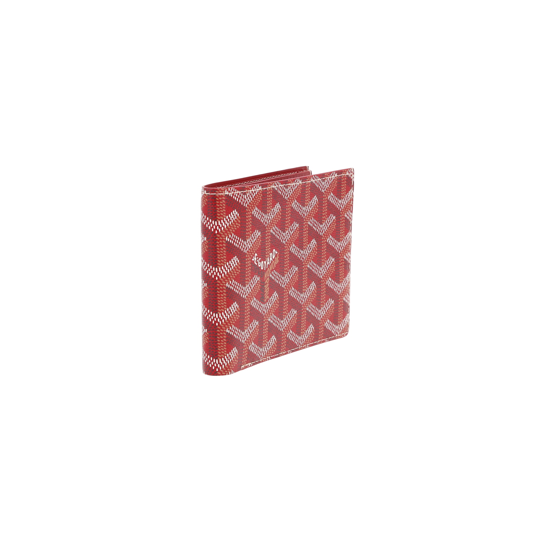 Portefeuille Goyard  Victoire en toile Goyardine rouge