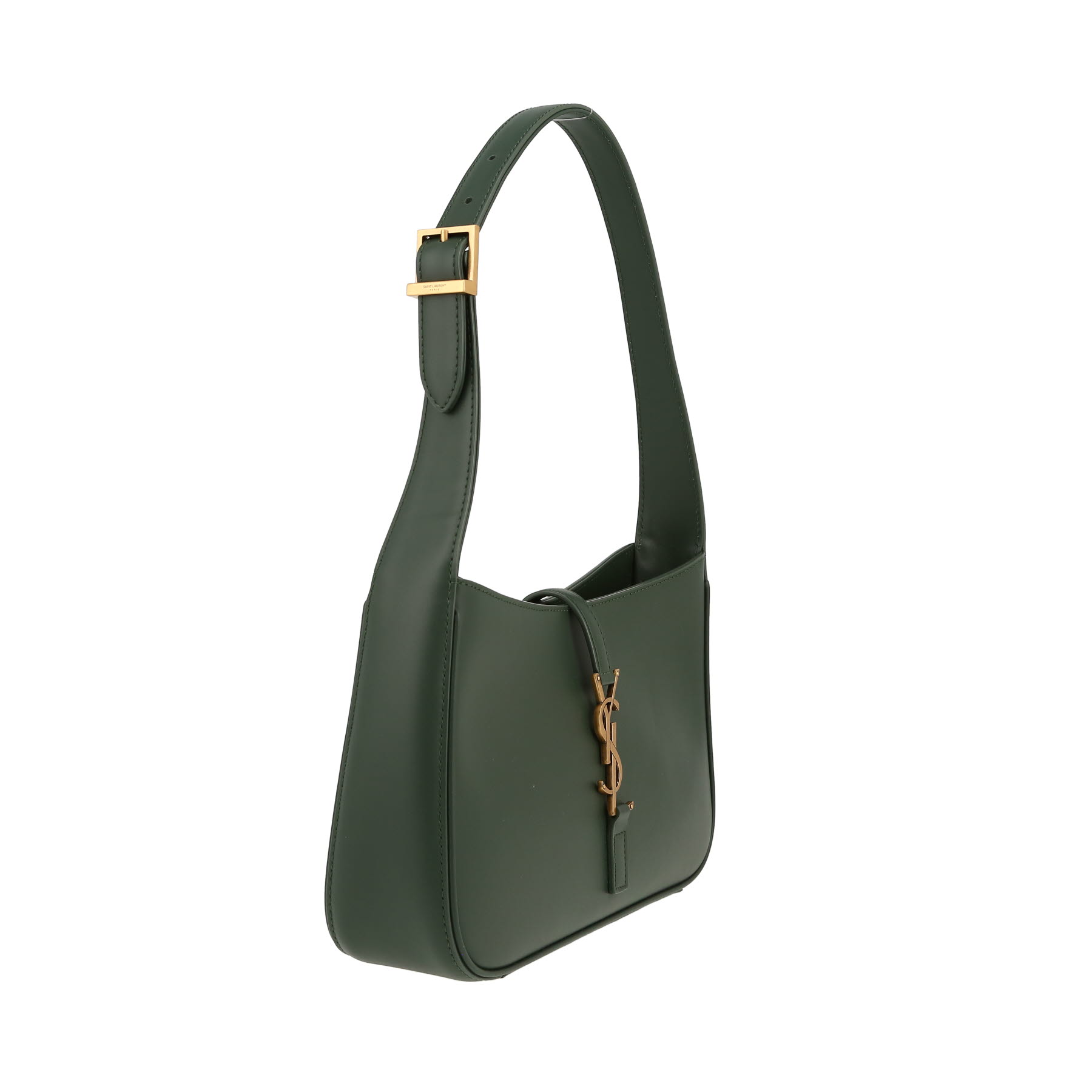 Sac à main Saint Laurent  5 à 7 en cuir vert