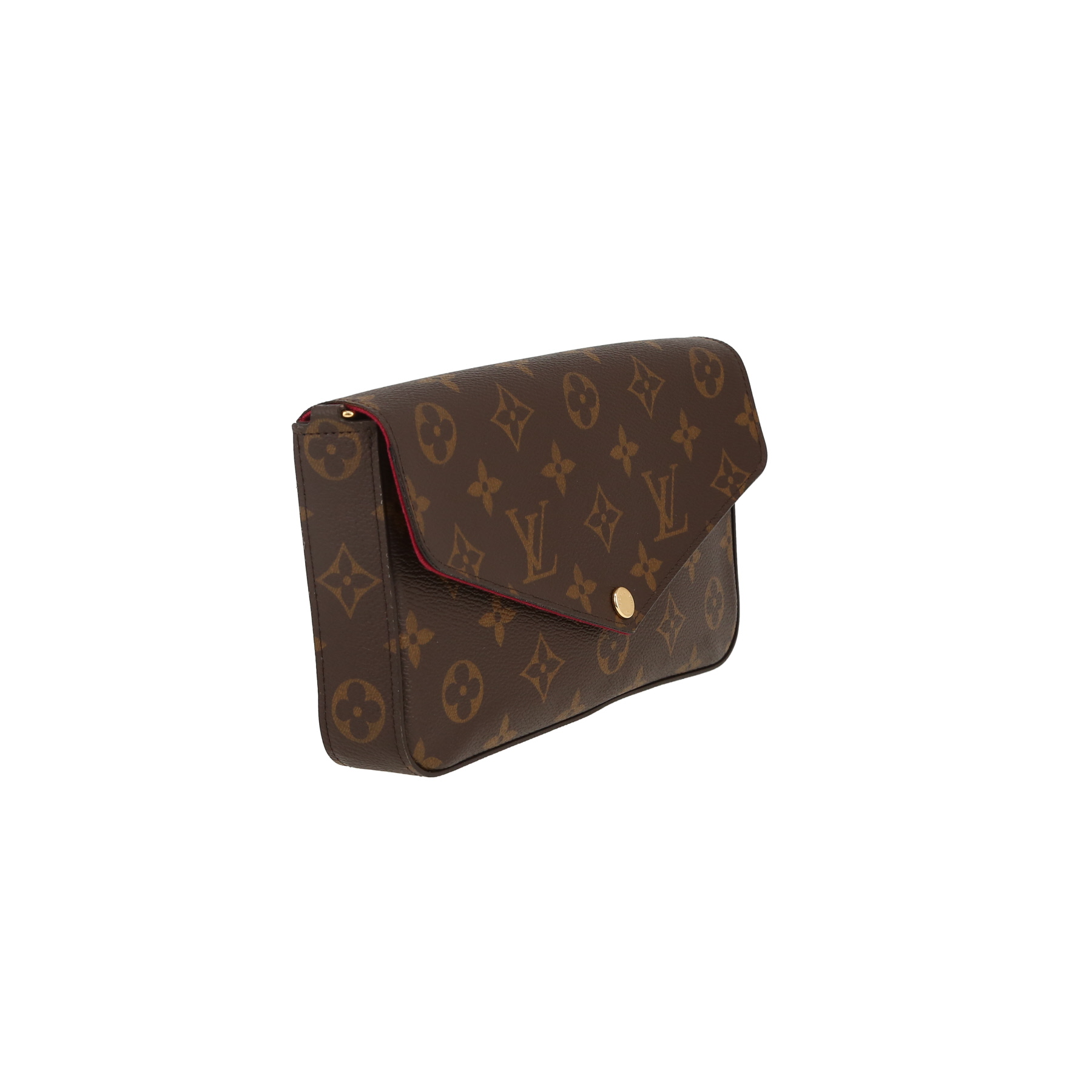 Borsa a tracolla Louis Vuitton  Félicie in tela monogram marrone