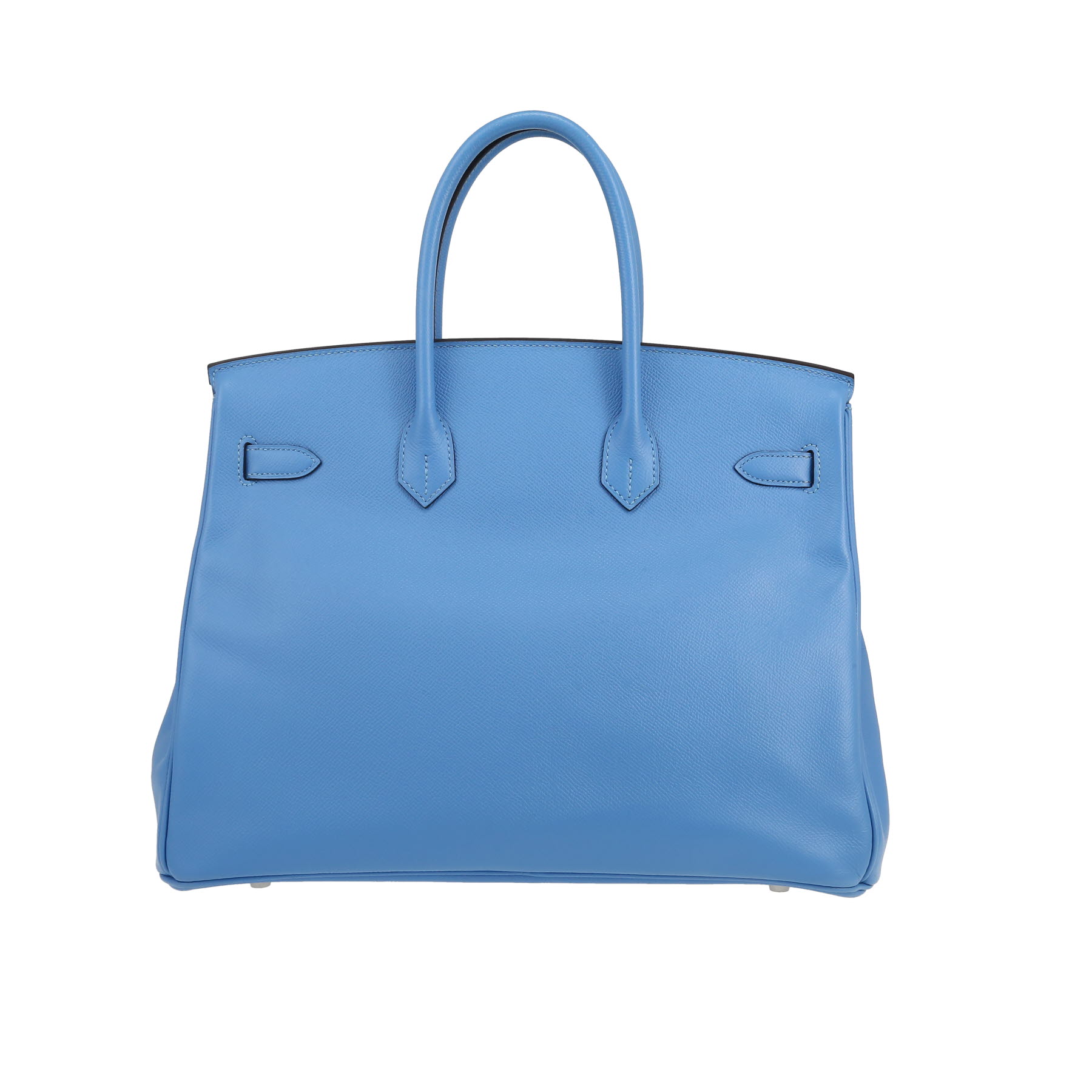 Birkin 35 cm Handbag In Bleu Paradis Epsom Leather