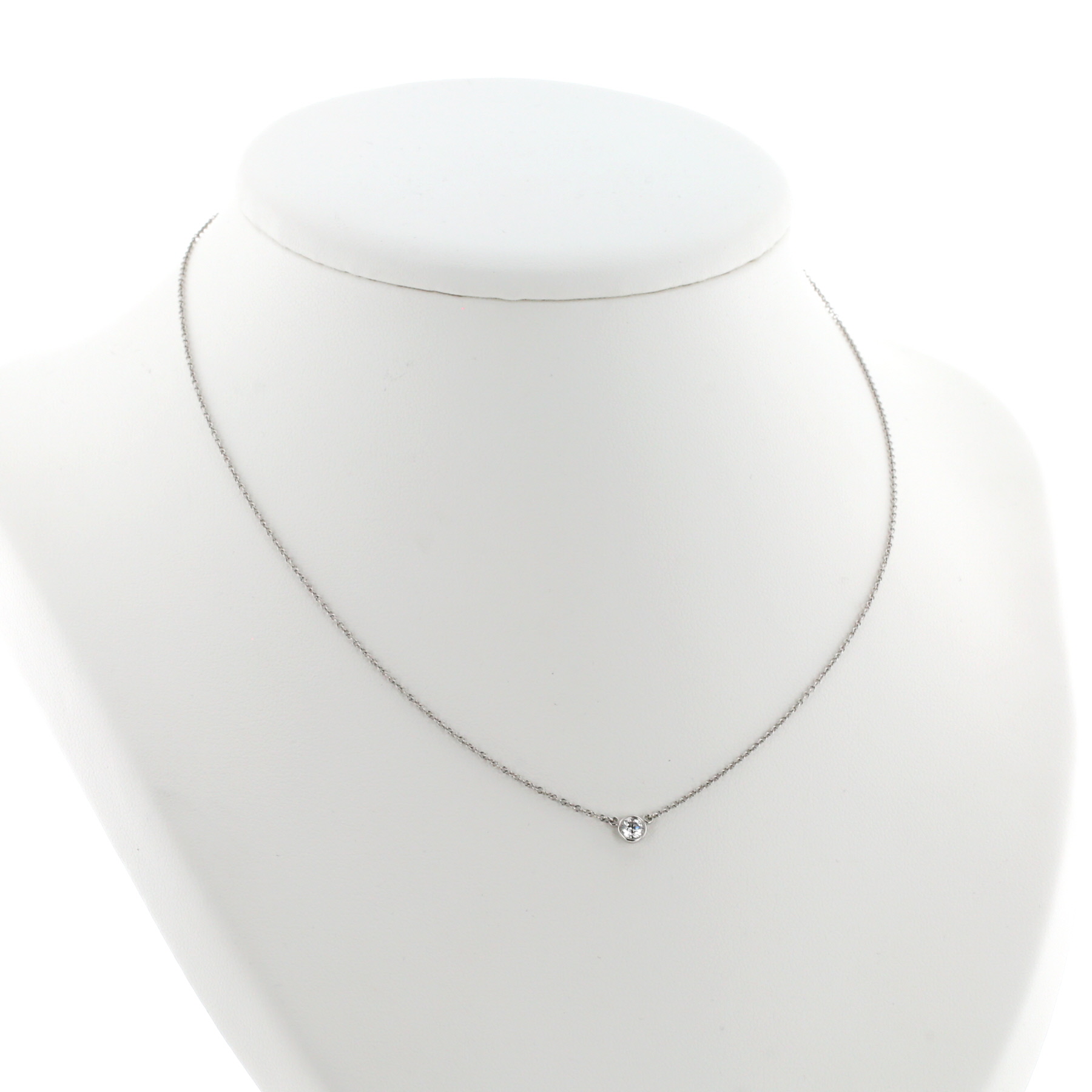 Tiffany 
Co Diamonds By The Yard necklace in platinium and diamond Tiffany 
Co Diamonds By The Yard necklace in platinium and diamond