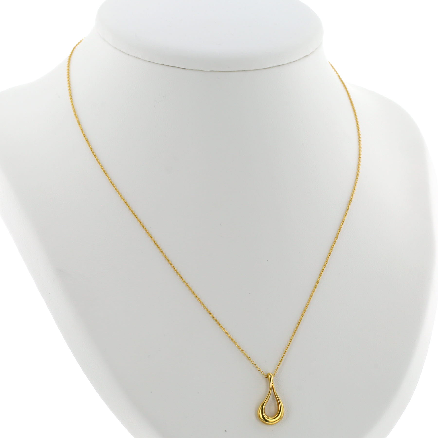 Collar Tiffany & Co Teardrop de oro amarillo