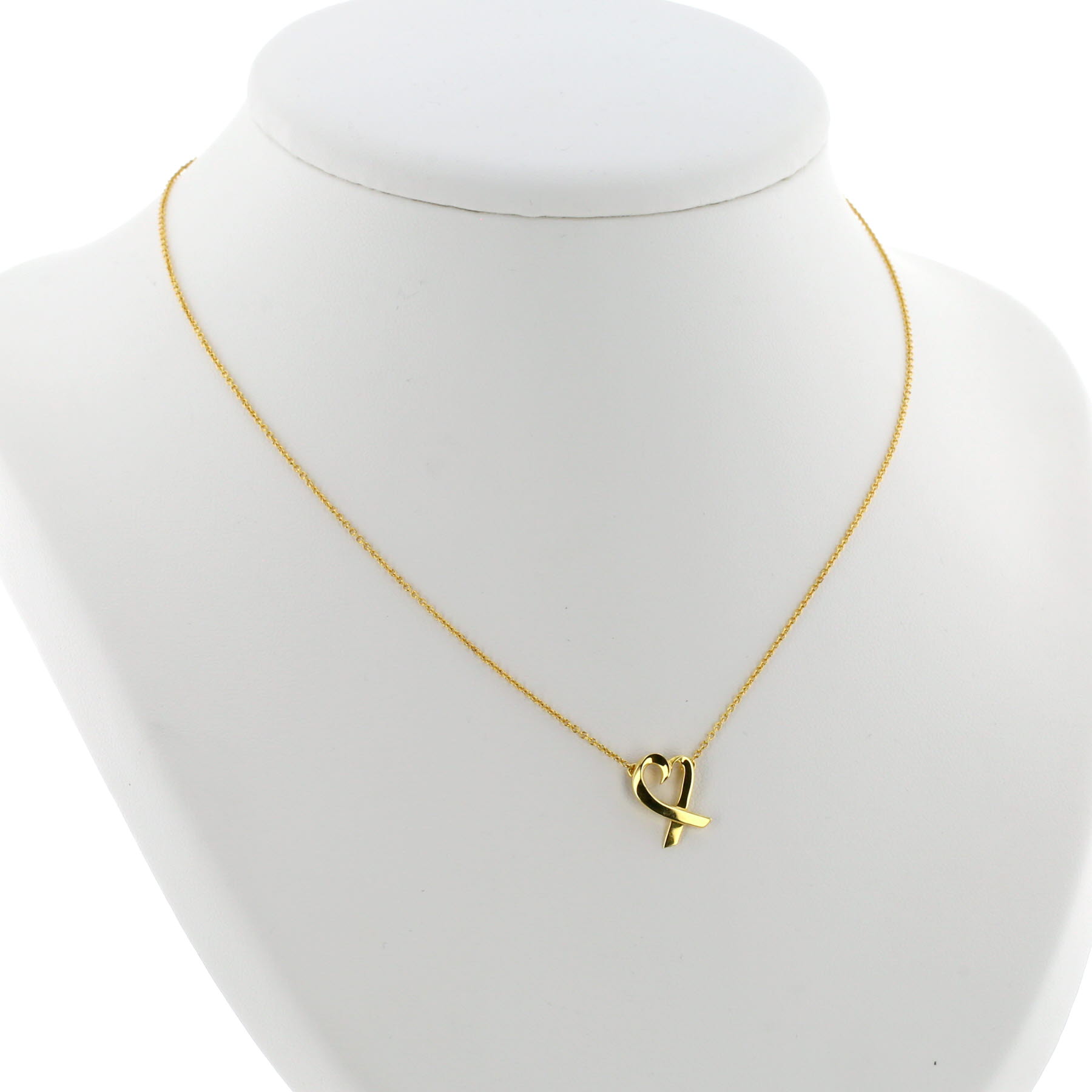 Collier Tiffany & Co Loving Heart en or jaune