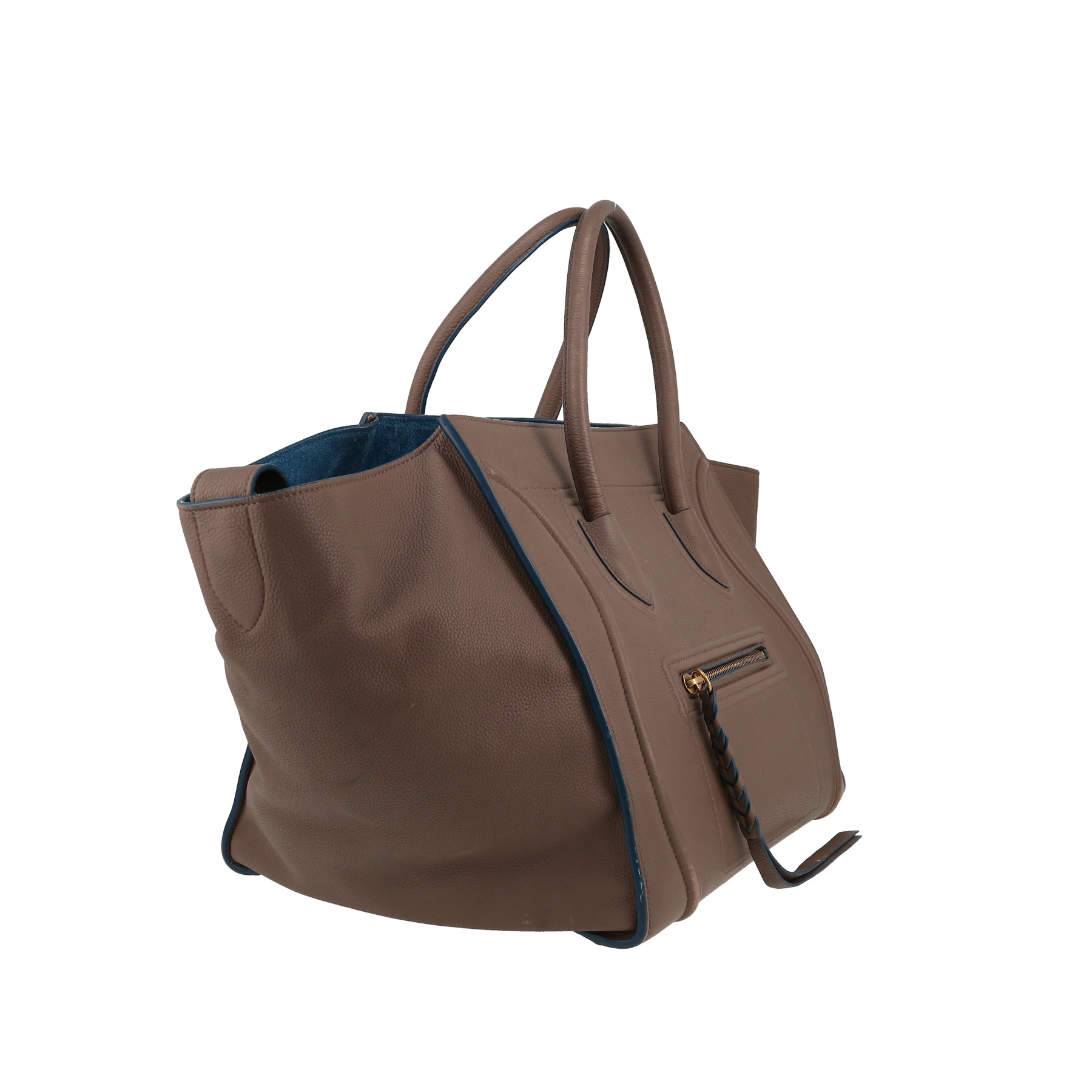 Celine  Phantom shopping bag  in taupe leather