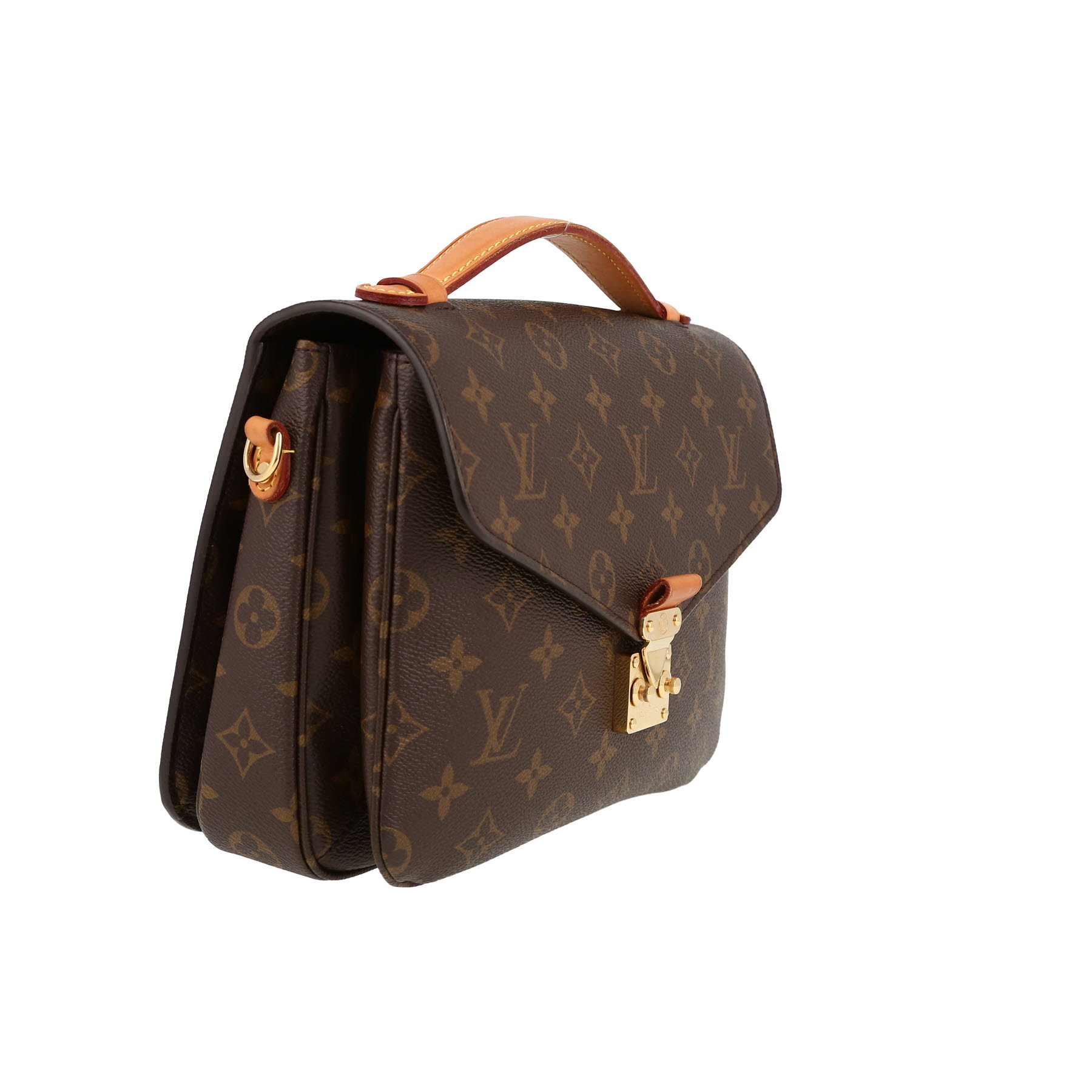 Bolso bandolera Louis Vuitton  Metis en lona Monogram marrón y cuero natural