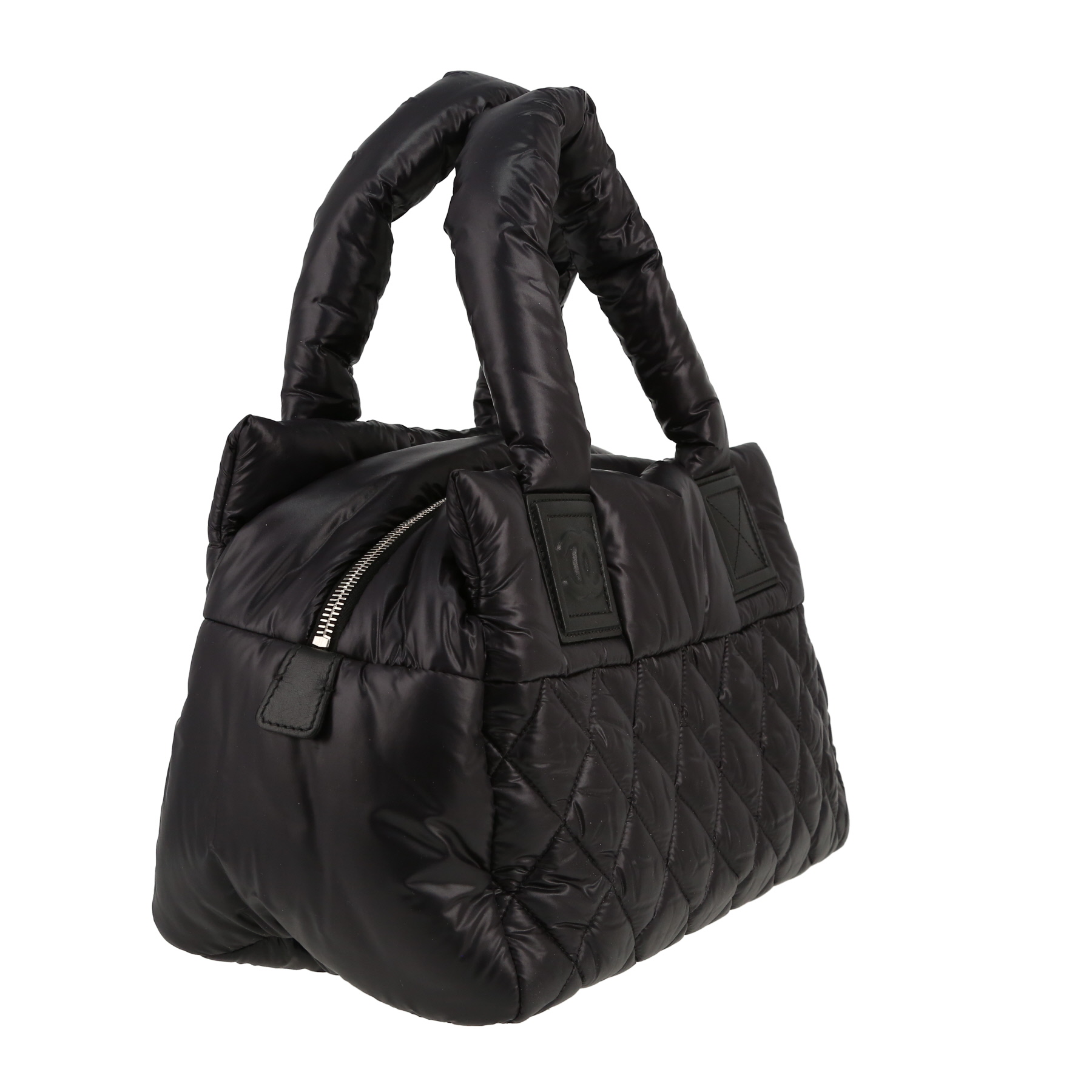 Chanel  Coco Cocoon small model  handbag  in black quilted canvas