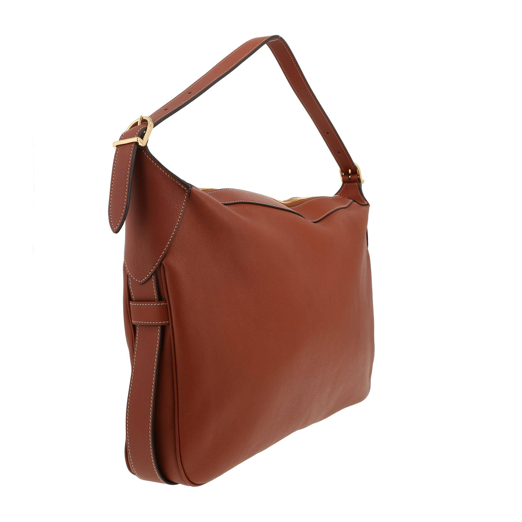 Sac à main Celine  Romy en cuir marron