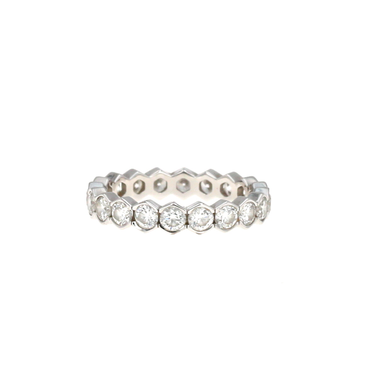 Bague Chaumet Bee my Love grand modèle en or blanc et diamants
