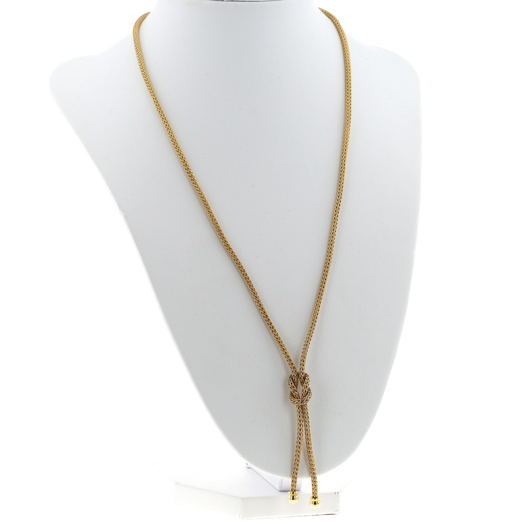 Collier Zolotas Snake Lace en or jaune