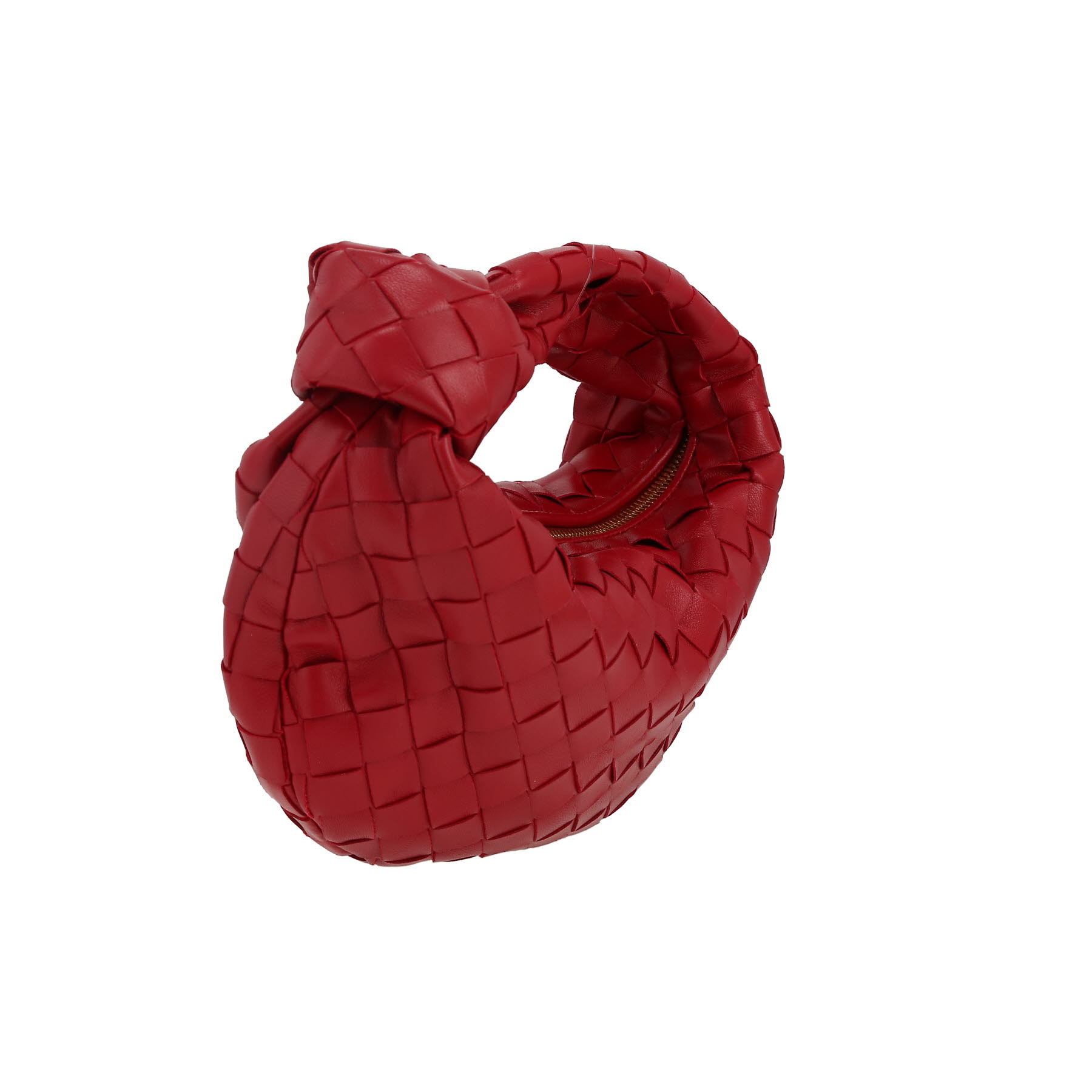 Borsa Bottega Veneta  Jodie in pelle intrecciata rossa