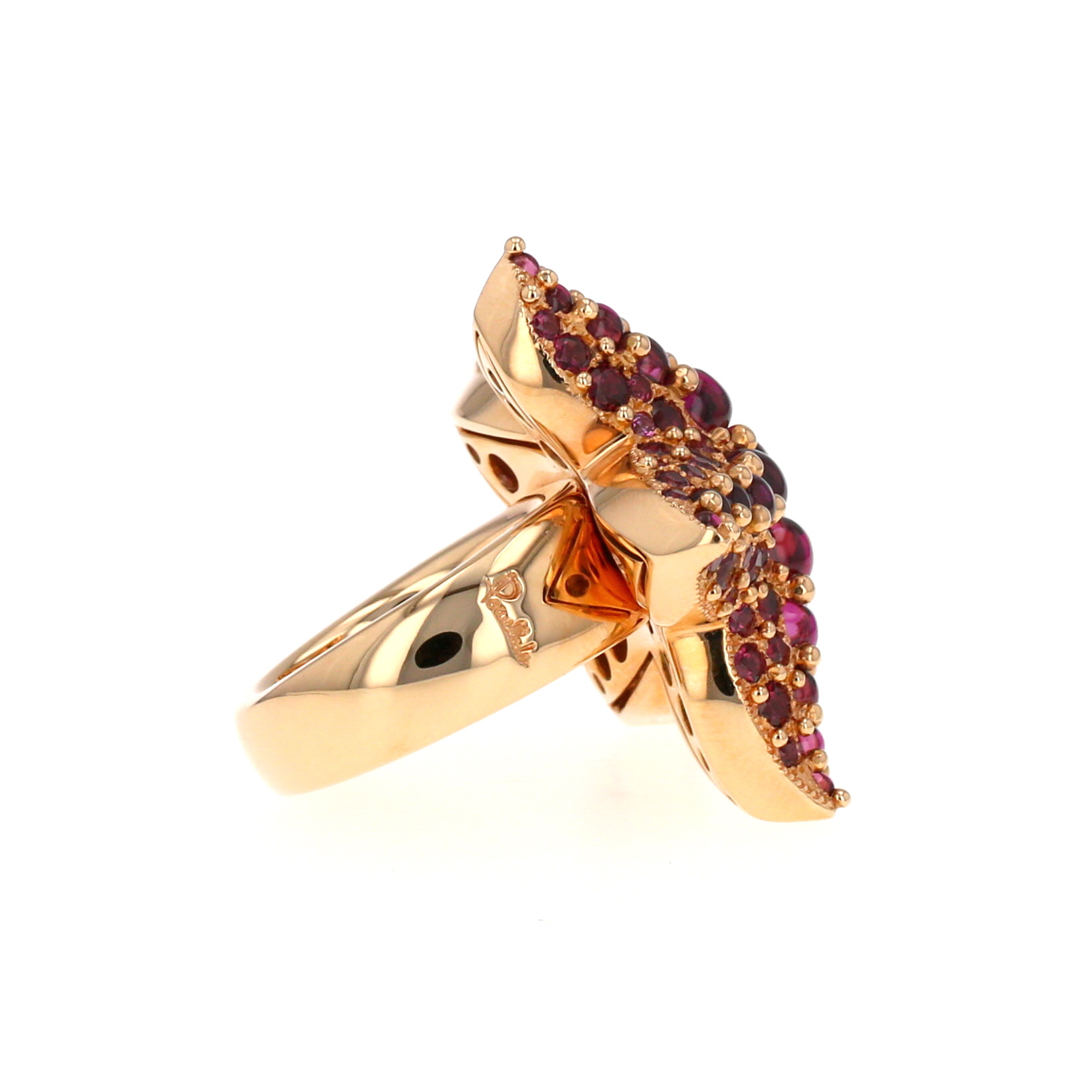 Anello Pomellato Sirène in oro rosa e tormalina rosa