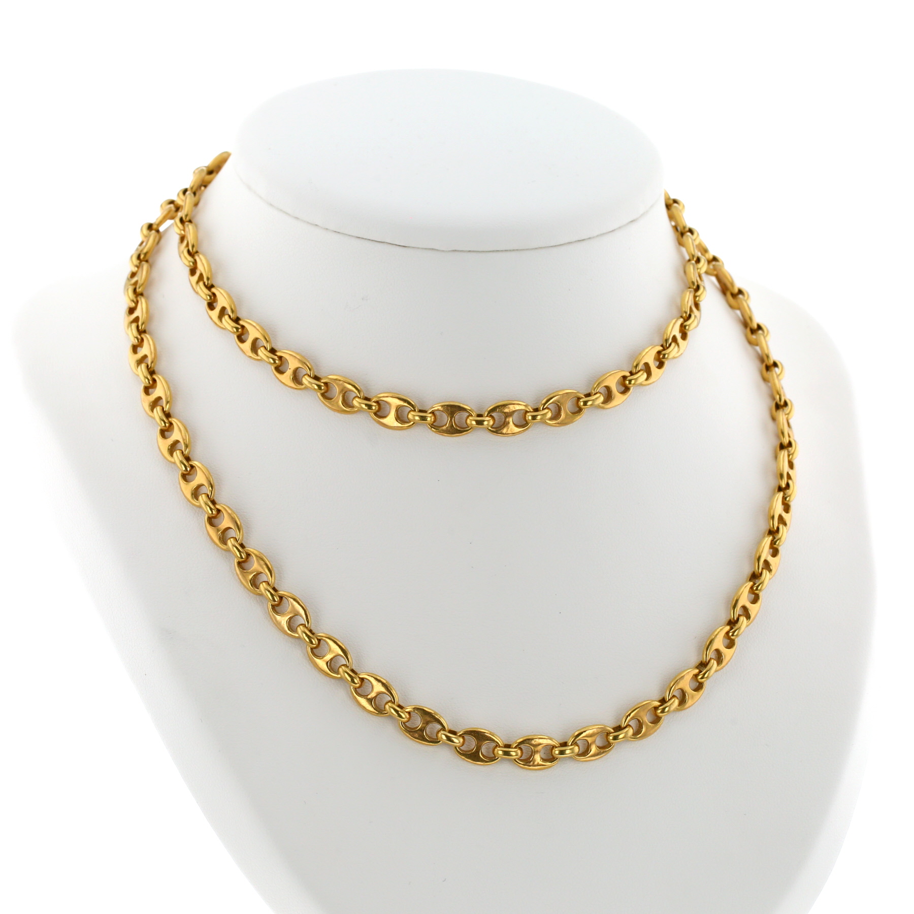 Longue chaine années 70 Van Cleef & Arpels Georges Lenfant en or jaune