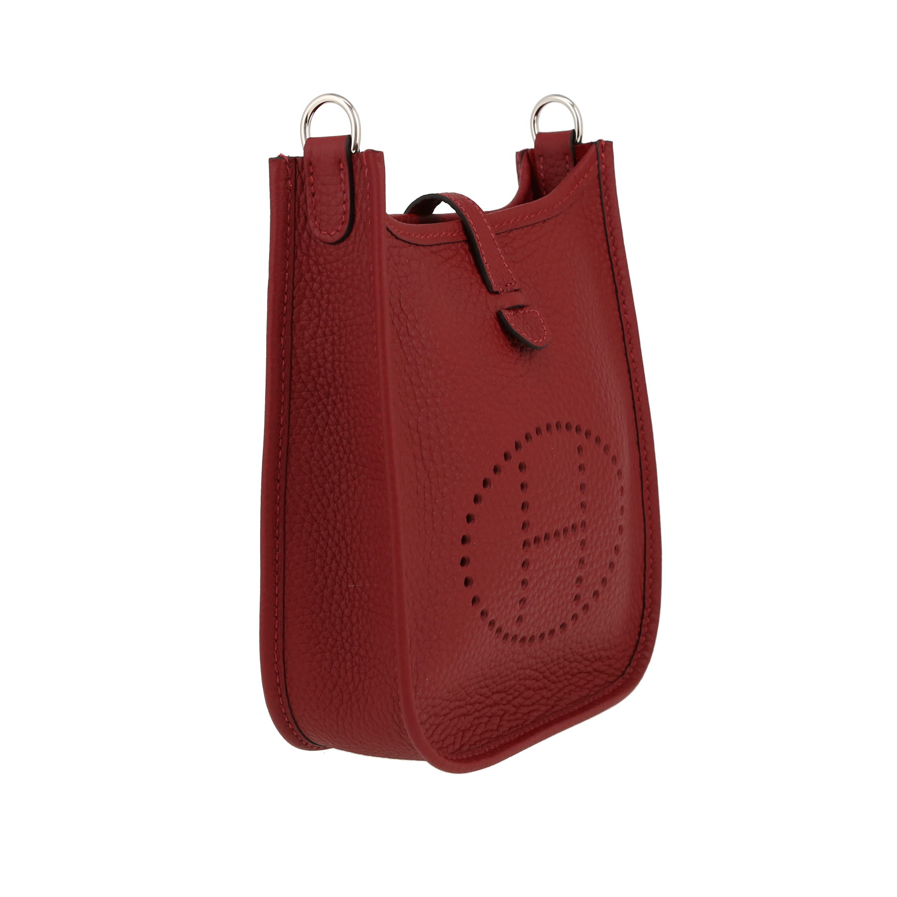 Hermès  Evelyne shoulder bag  in red H togo leather