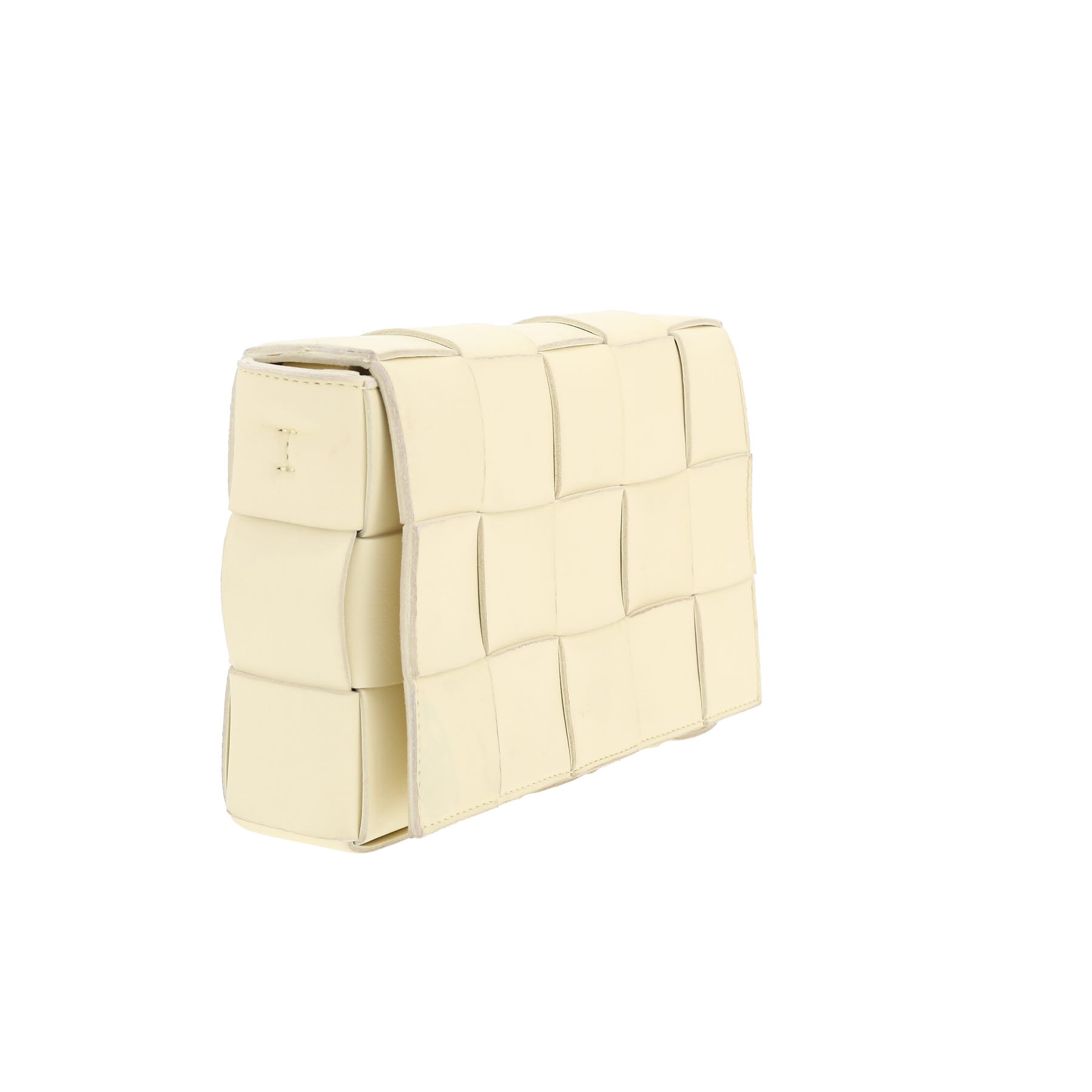 Bottega Veneta  Cassette shoulder bag  in beige leather