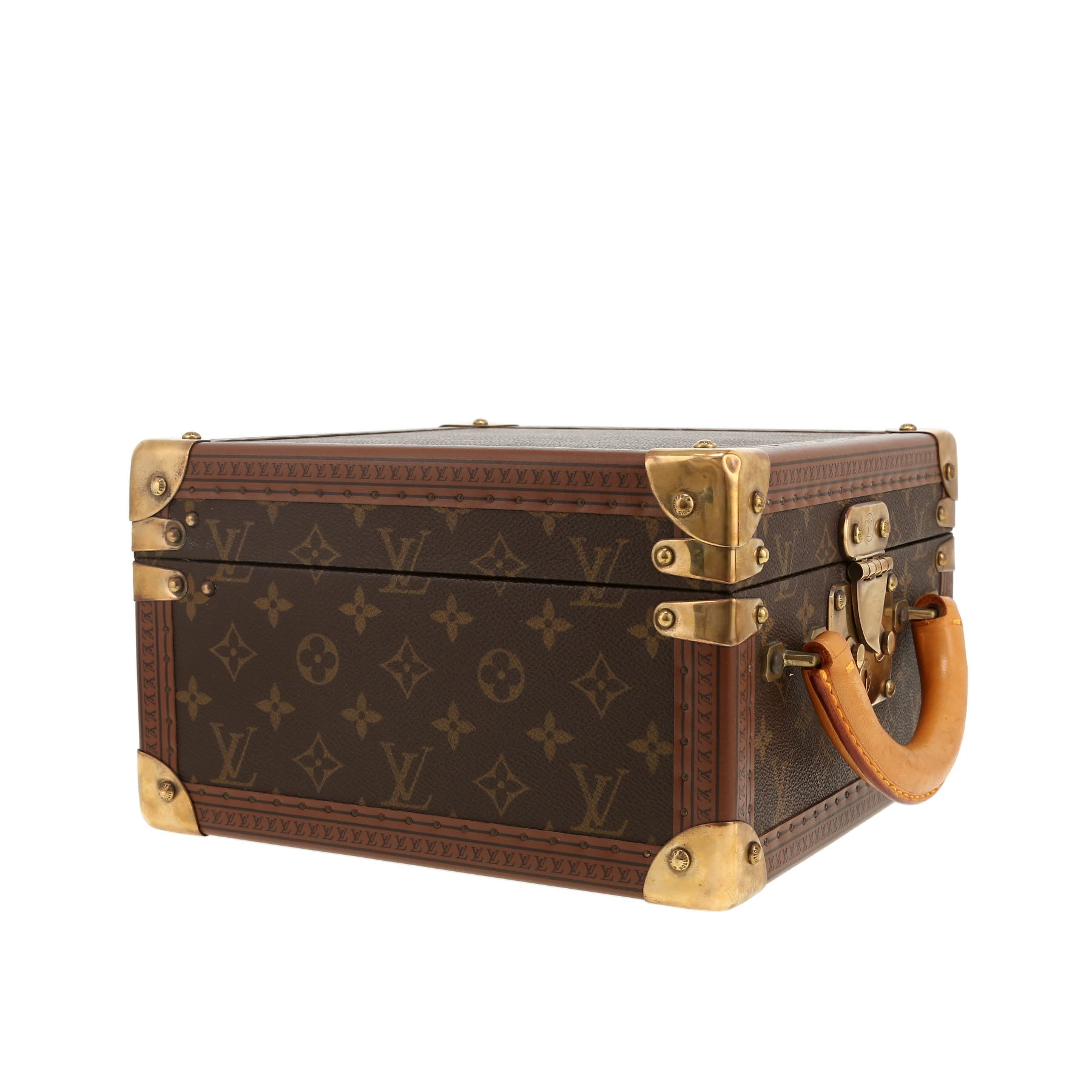Borsa portadocumenti Louis Vuitton  Malle à Chapeaux in tela monogram e losine