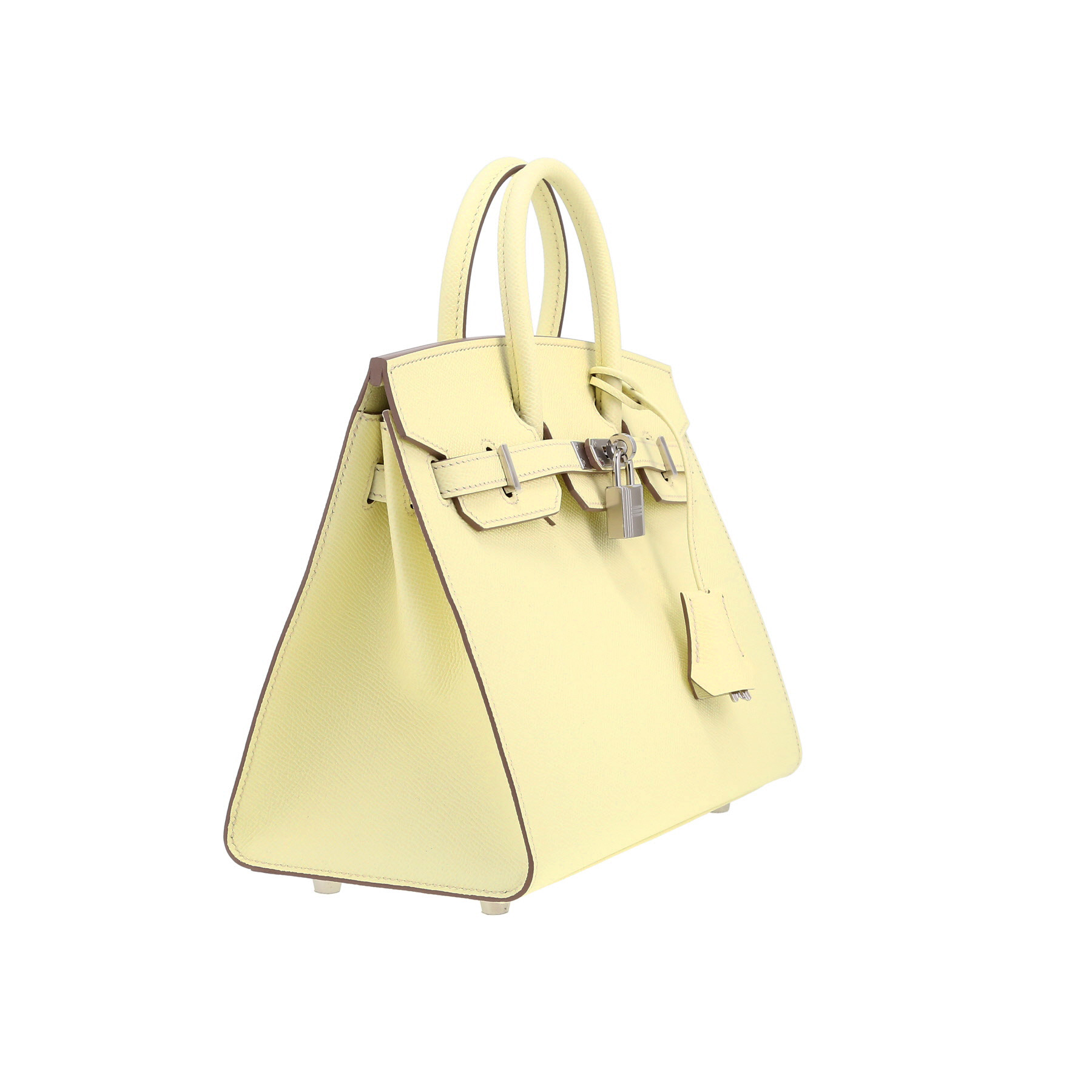 Hermès  Birkin 25 cm handbag  in Jaune Milton epsom leather
