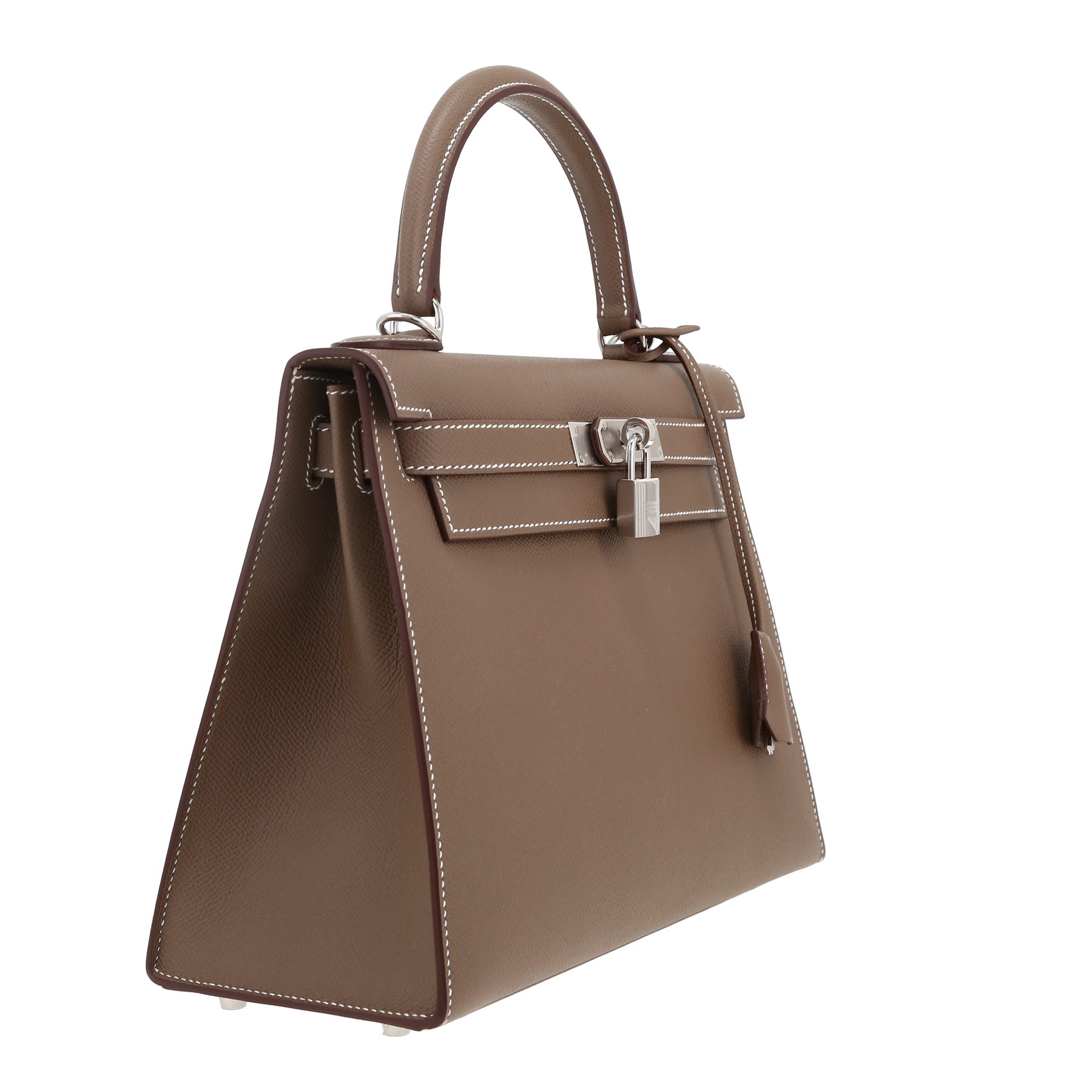 Hermès  Kelly 28 cm handbag  in etoupe epsom leather