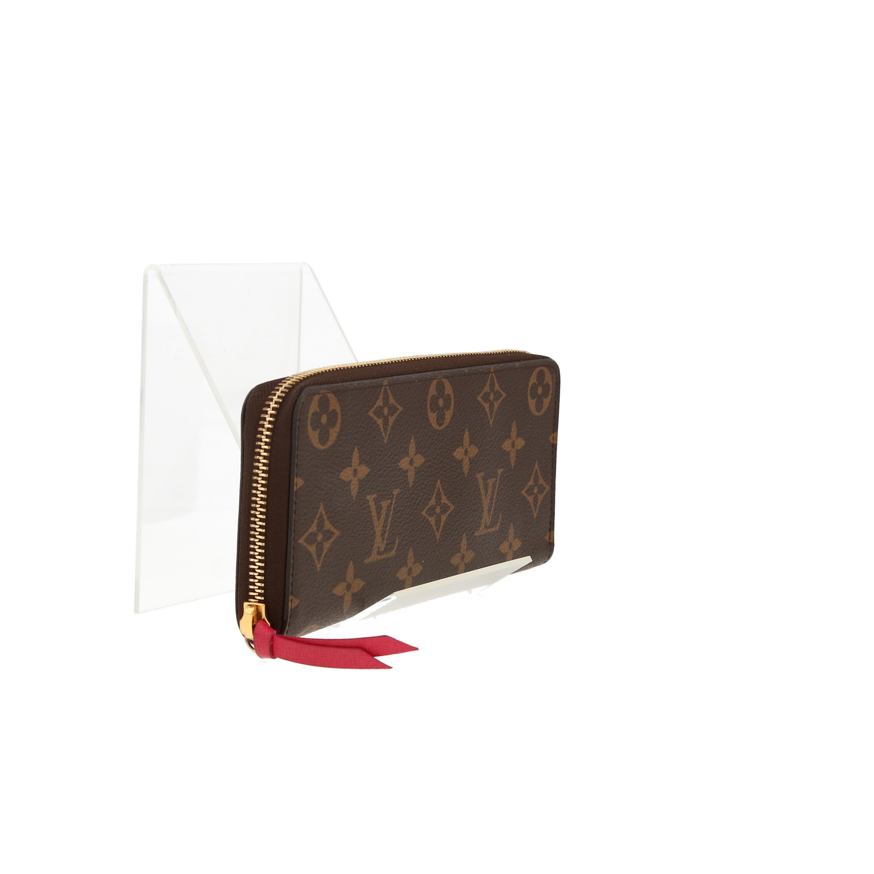 Portefeuille Louis Vuitton  Zippy en toile monogram marron