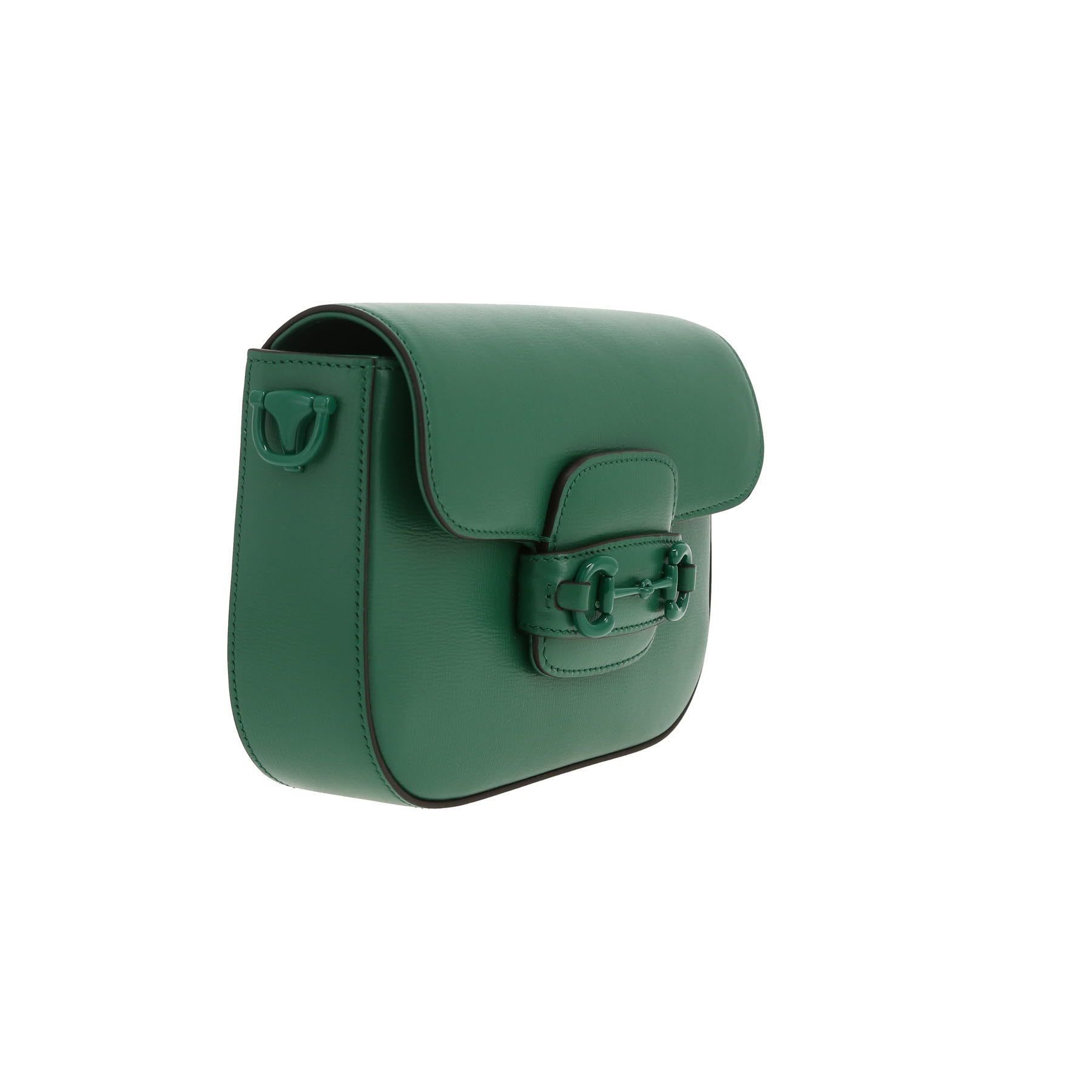 Gucci  1955 Horsebit mini  shoulder bag  in green leather