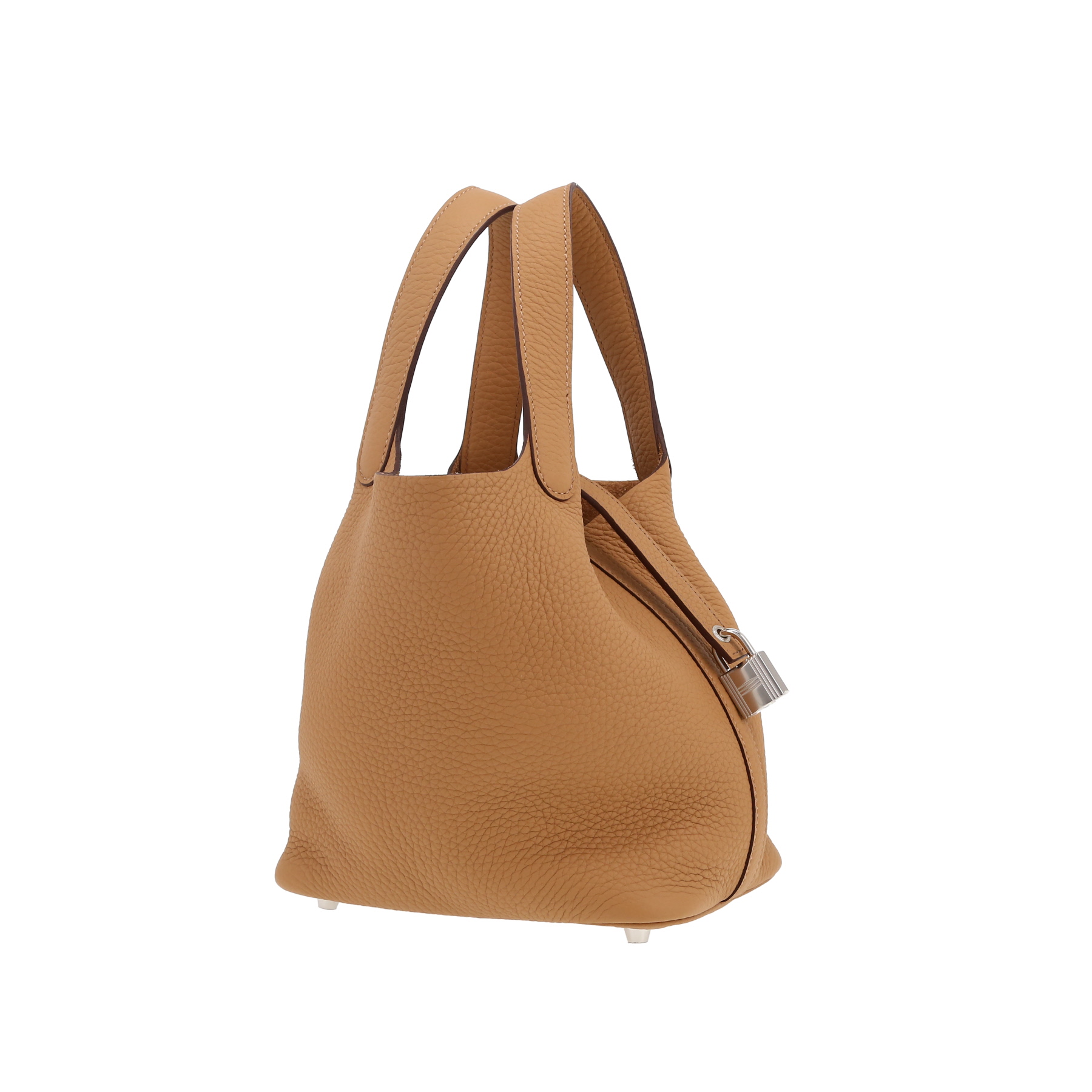 Hermès  Picotin handbag  in Biscuit togo leather