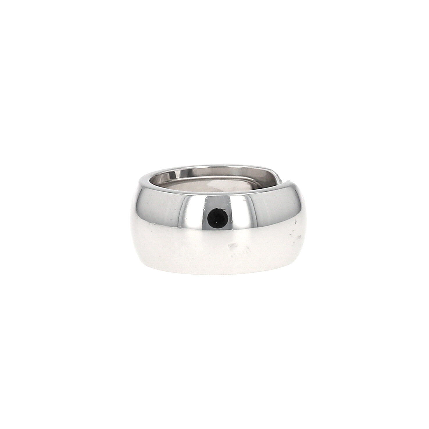Open Cartier C de Cartier ring in white gold and diamonds