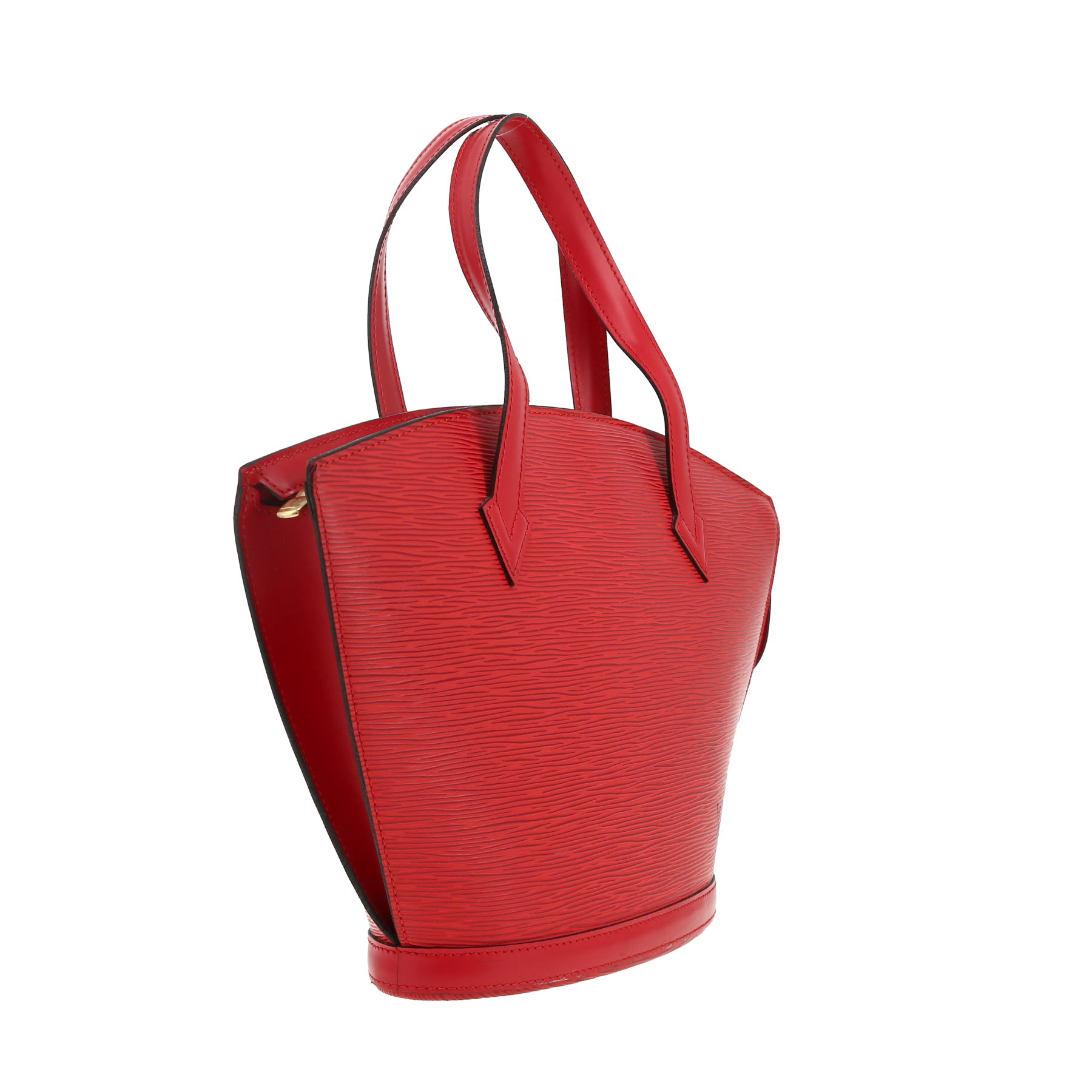 Bolso de mano Louis Vuitton  Saint Jacques en cuero Epi rojo