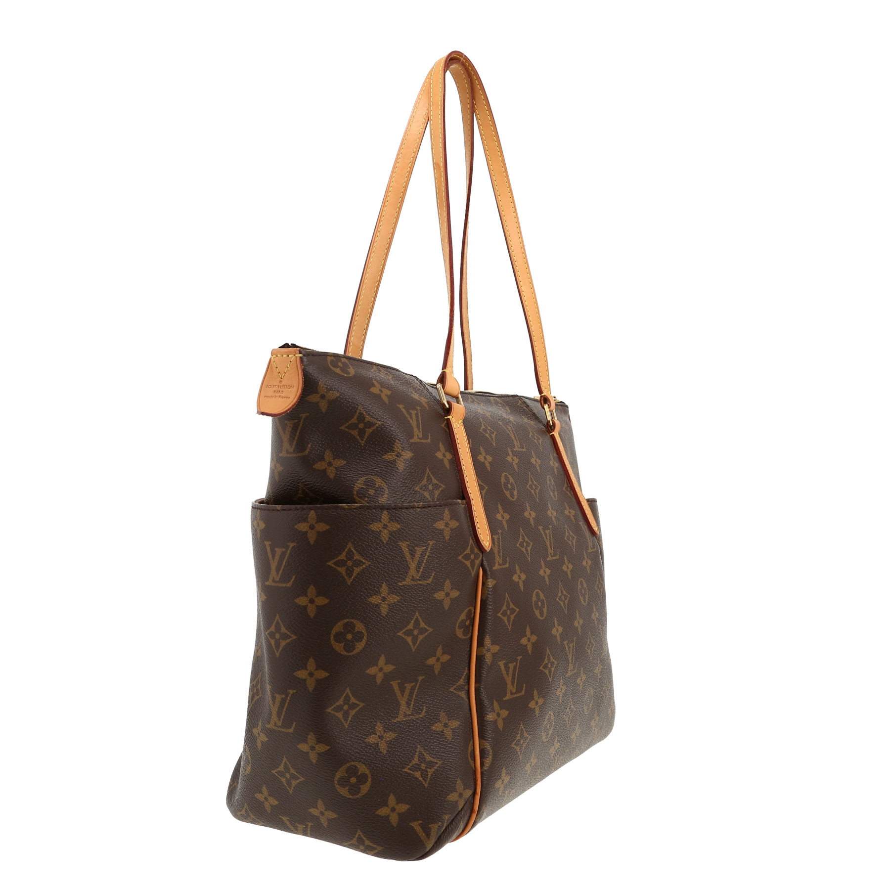 Shopping bag Louis Vuitton  Totally in tela monogram marrone e pelle naturale